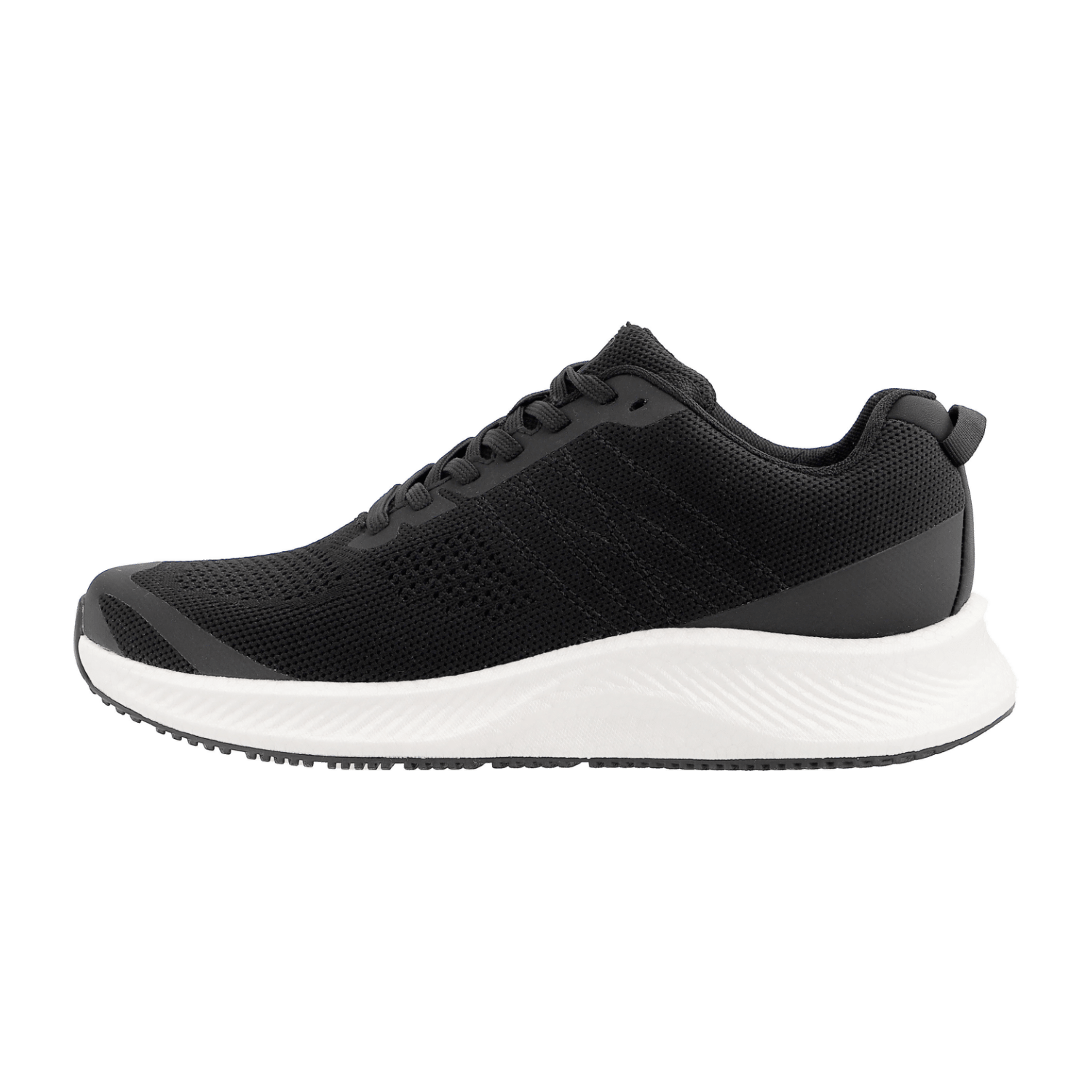 ARA Ohio Sneaker for Men in Black, Textile Upper with Lace-Up Closure and Polyurethane Sole