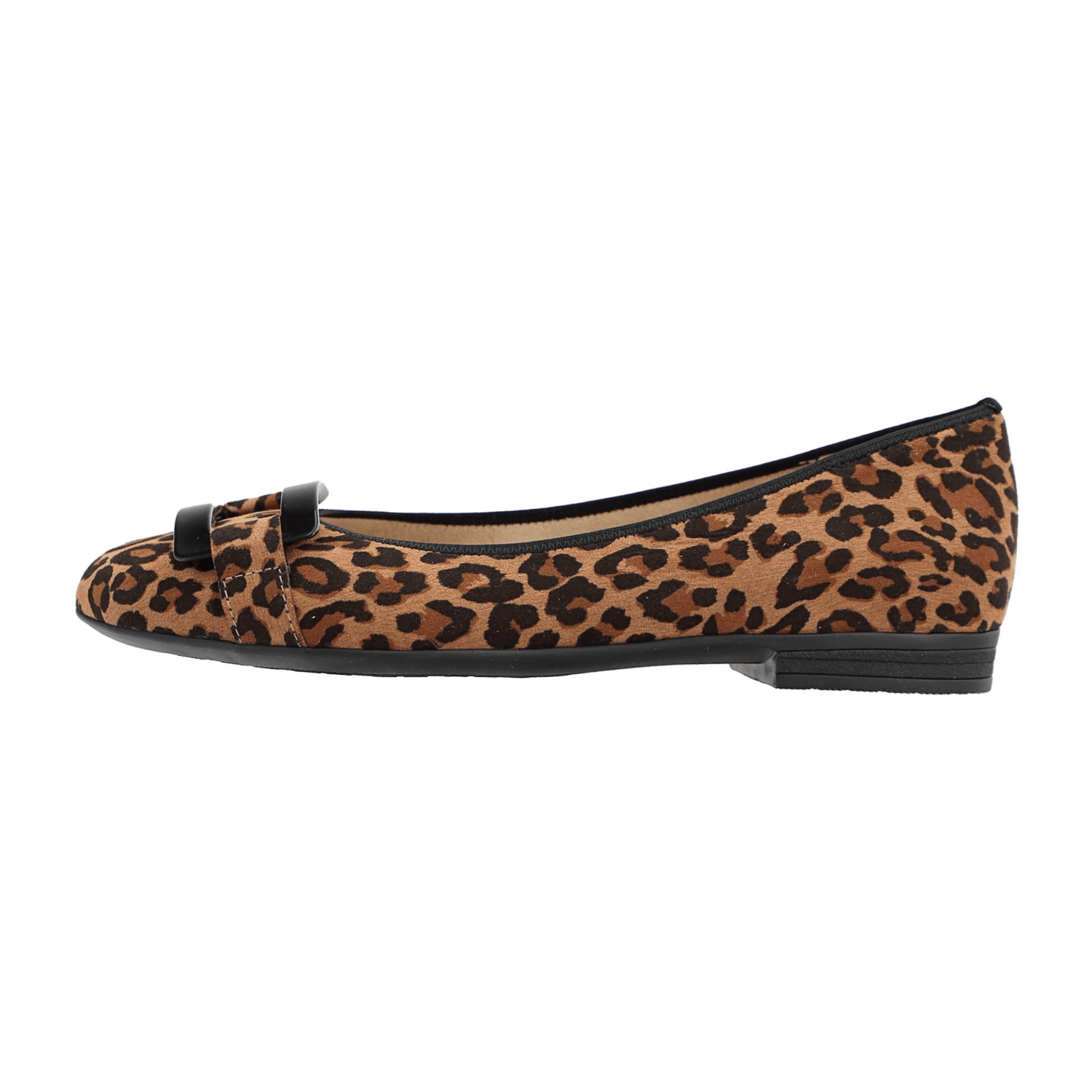 ARA Sardinia Leo Women's Animal Print Synthetic Moccasin with Round Toe and PU Sole