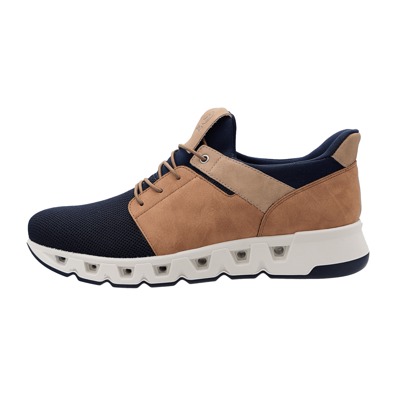 ARA MOLVENO Men's Sneakers in Blue Suede with Lace-Up Closure and Polyurethane Sole