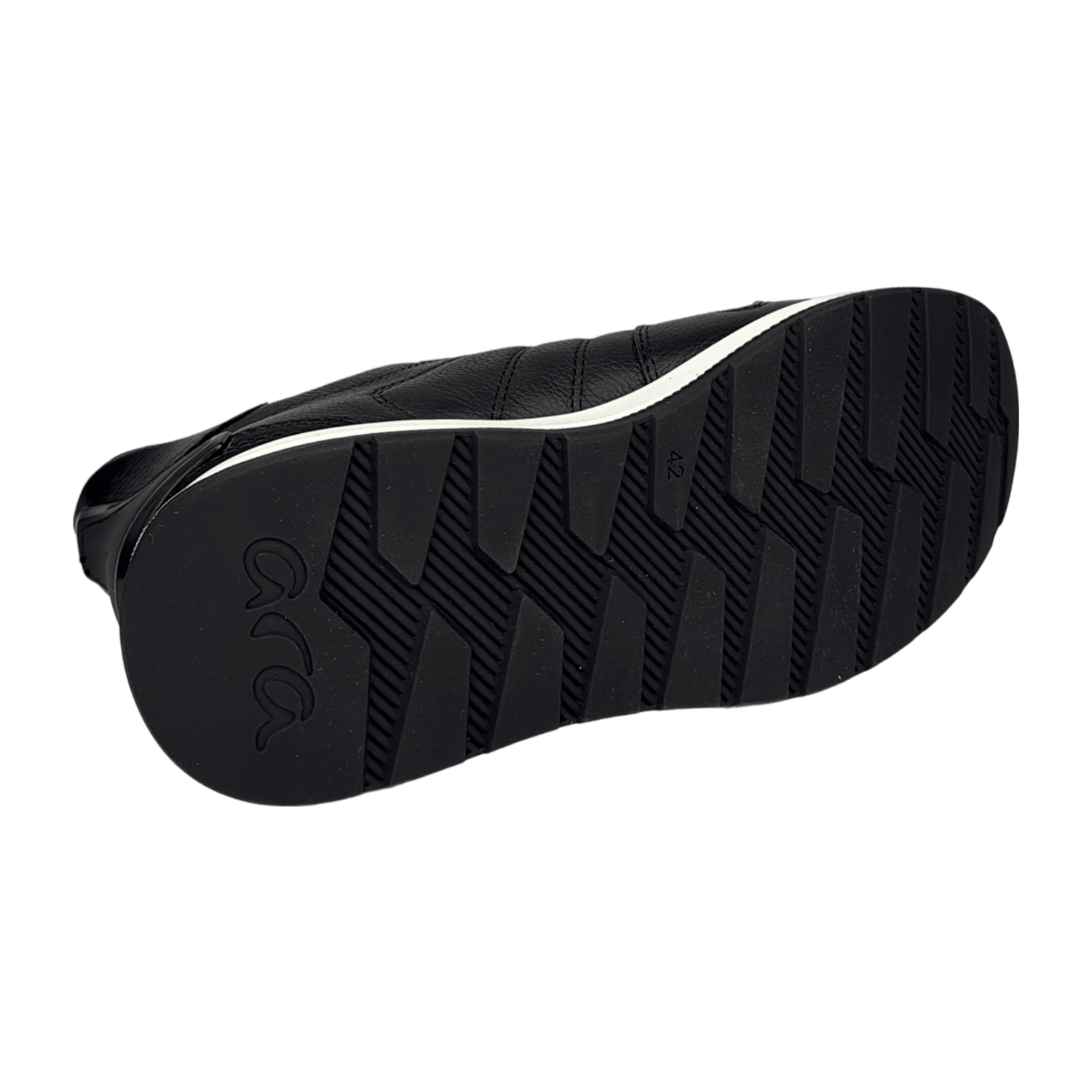 ARA MATTEO Men's Sneakers in Black, Lace-Up, Round Toe, Cold-Weather Lined, Synthetic Sole