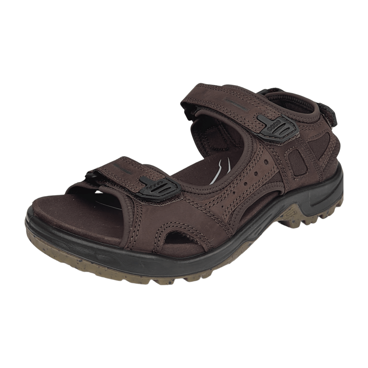 ECCO Offroad Yucatan Plus Men's Sport Sandals Brown Leather