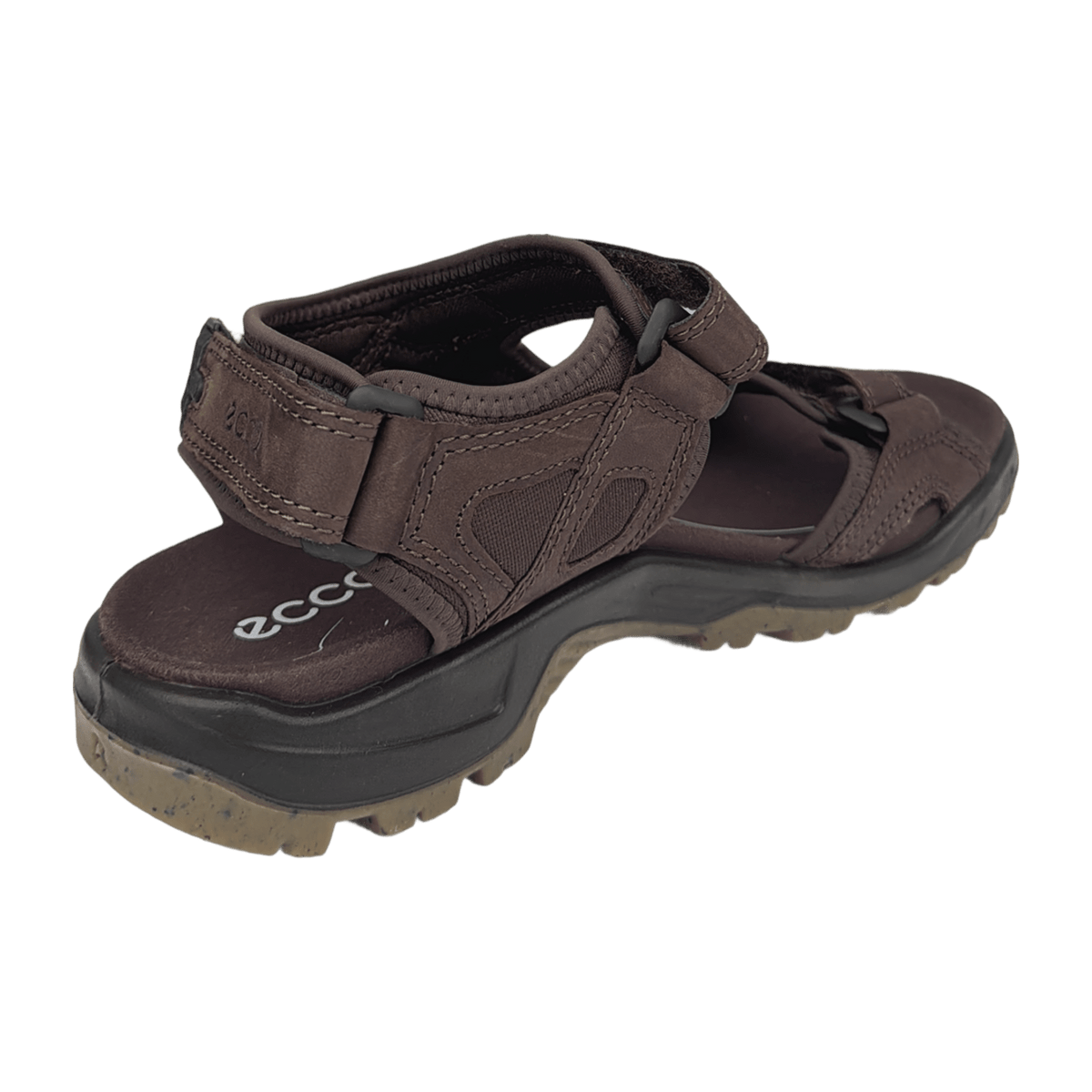 ECCO Offroad Yucatan Plus Men's Sport Sandals Brown Leather