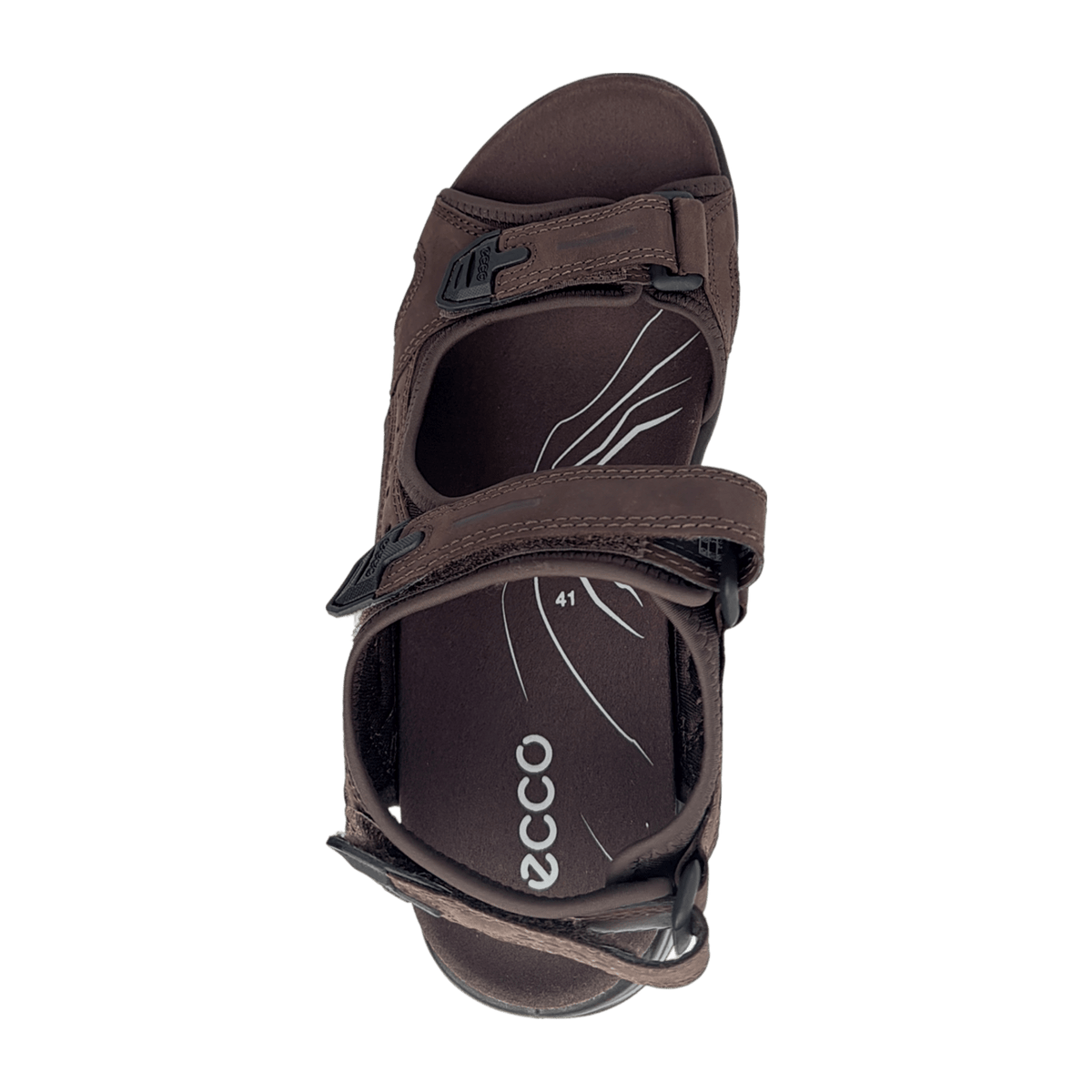 ECCO Offroad Yucatan Plus Men's Sport Sandals Brown Leather