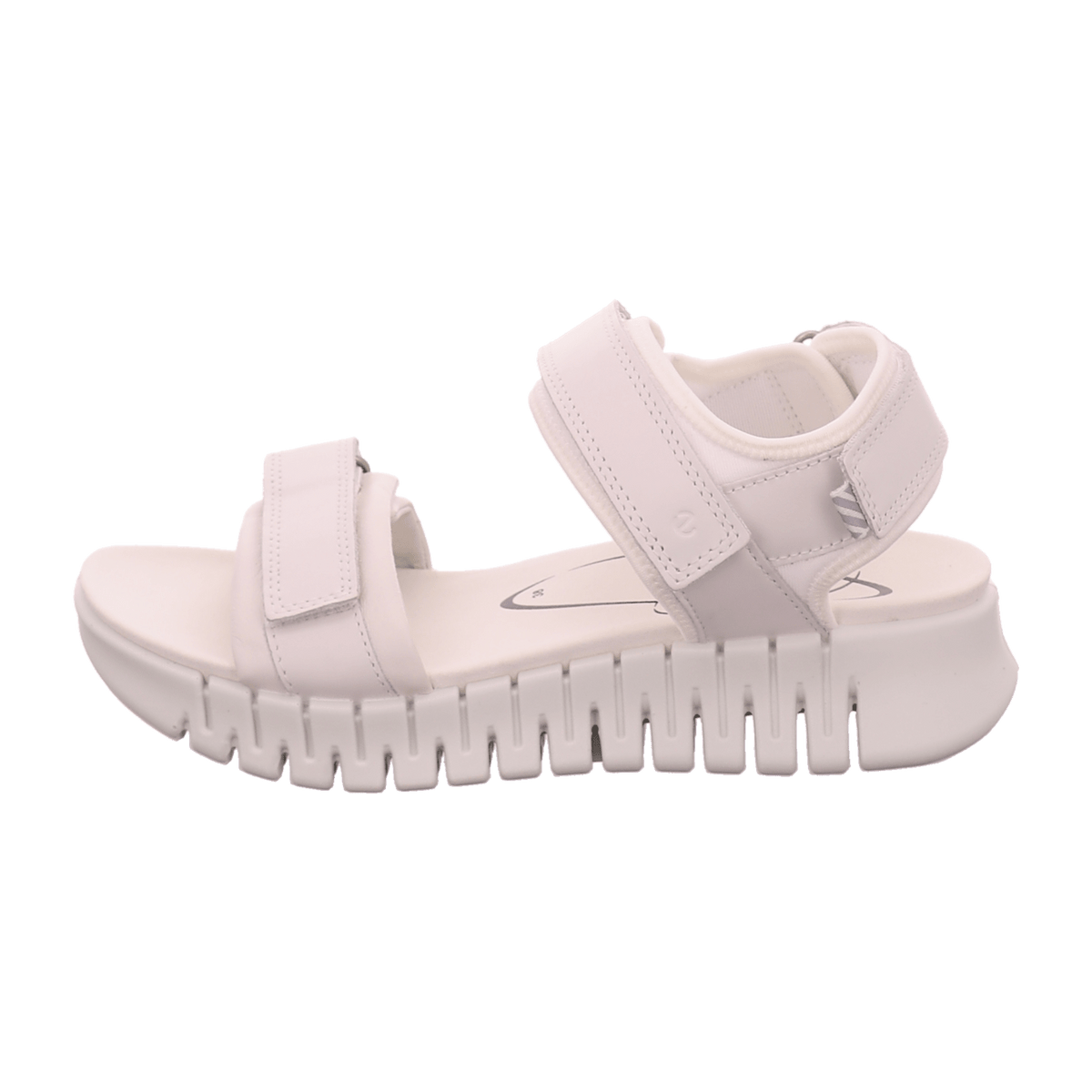 ECCO Gruuv Women's Sport Sandals White Leather