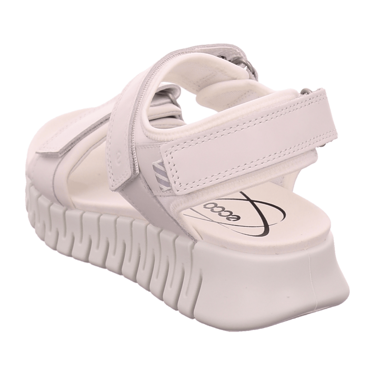 ECCO Gruuv Women's Sport Sandals White Leather