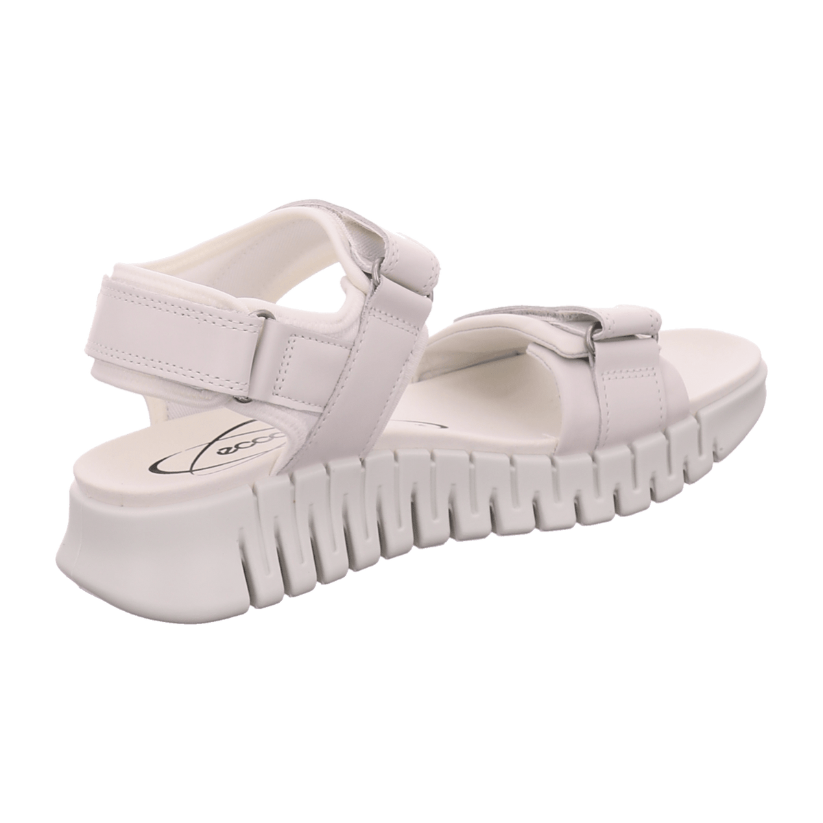 ECCO Gruuv Women's Sport Sandals White Leather