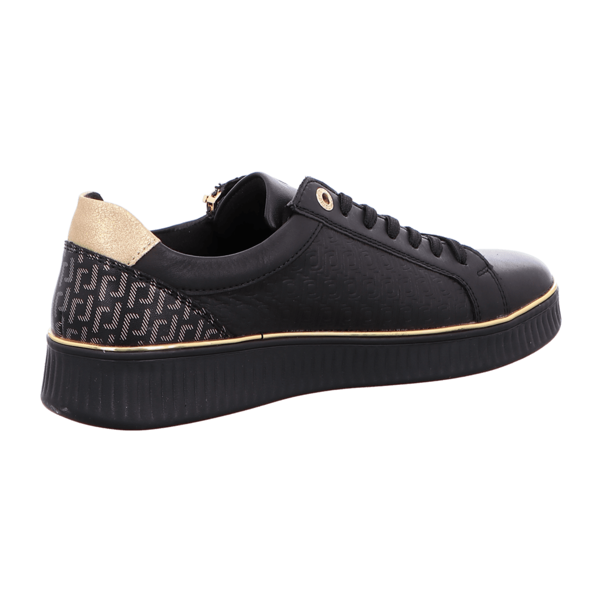 Remonte Women's Low-Top Sneakers D2E00 - Black Combi Casual Shoes
