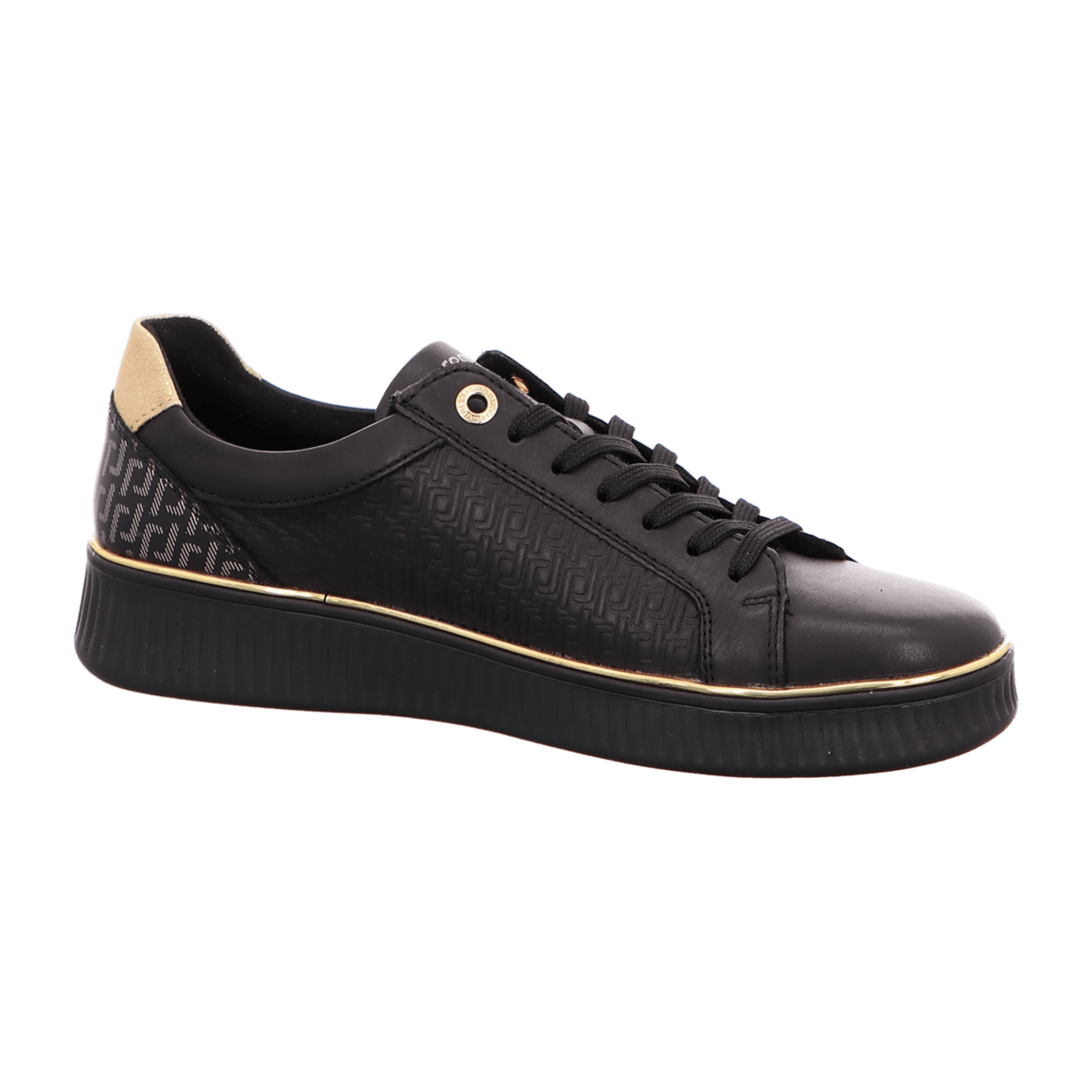 Remonte Women's Low-Top Sneakers D2E00 - Black Combi Casual Shoes