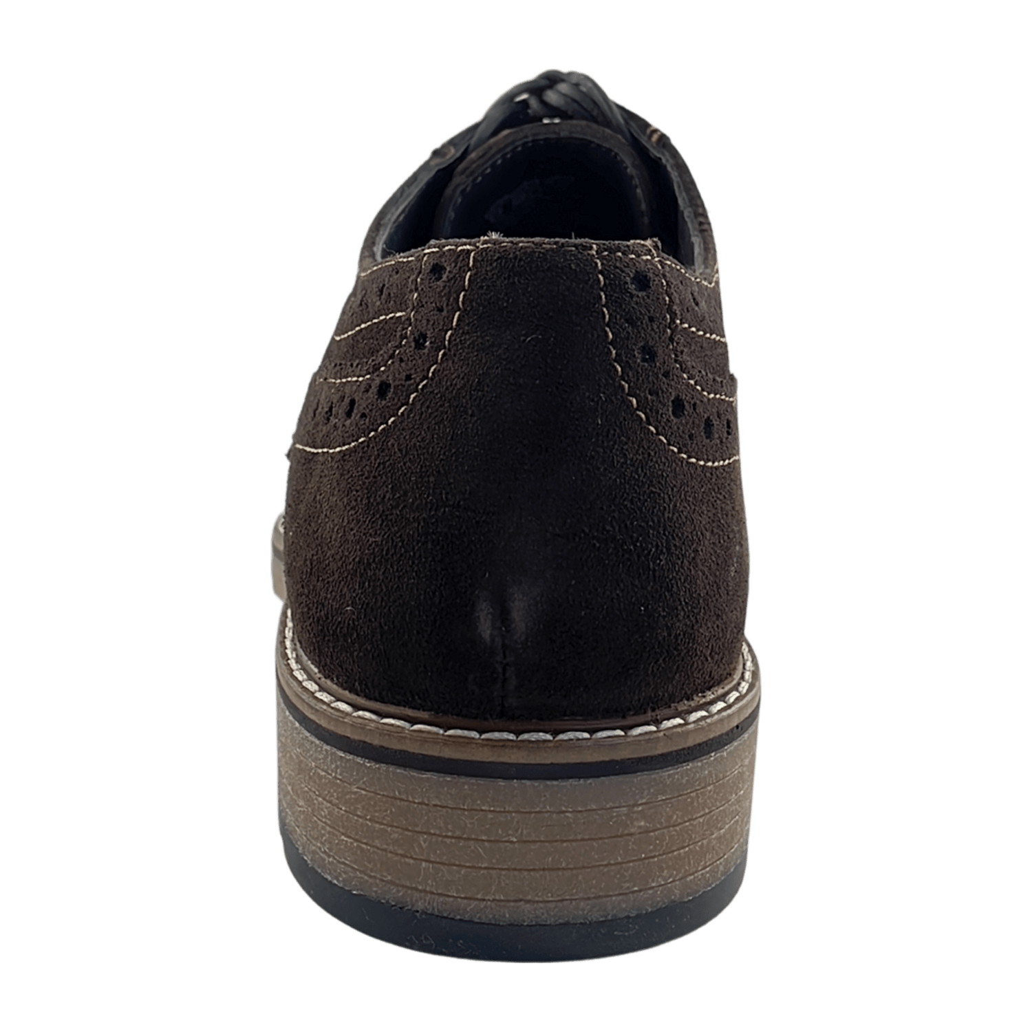 ARA Men's Velour Leather Sneakers in Brown - Round Toe Lace-Up Shoes