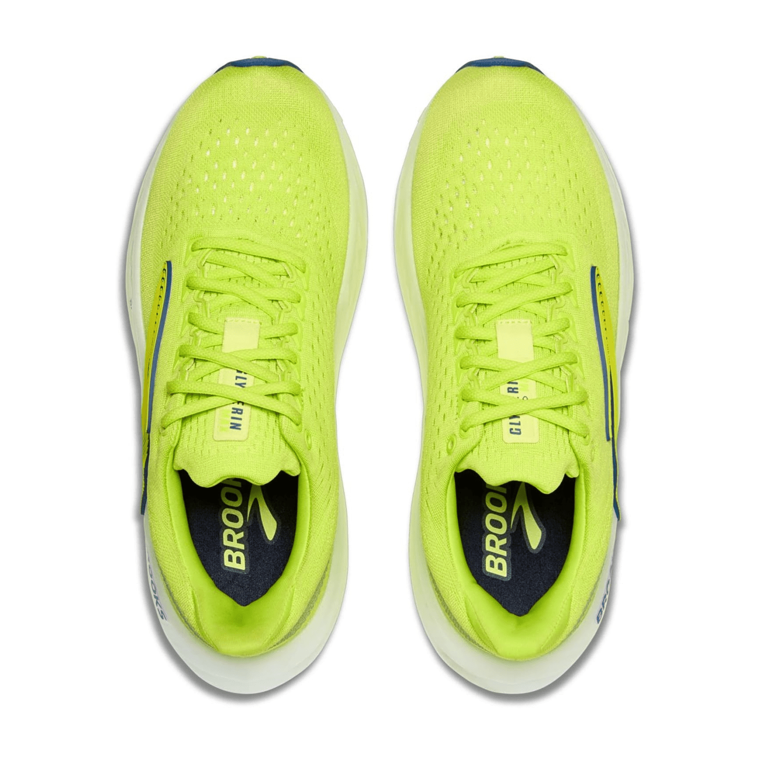 Brooks Glycerin Max Men's Sneaker Lace-Up Shoes Technical Mesh in Lime, Navy, Peony White