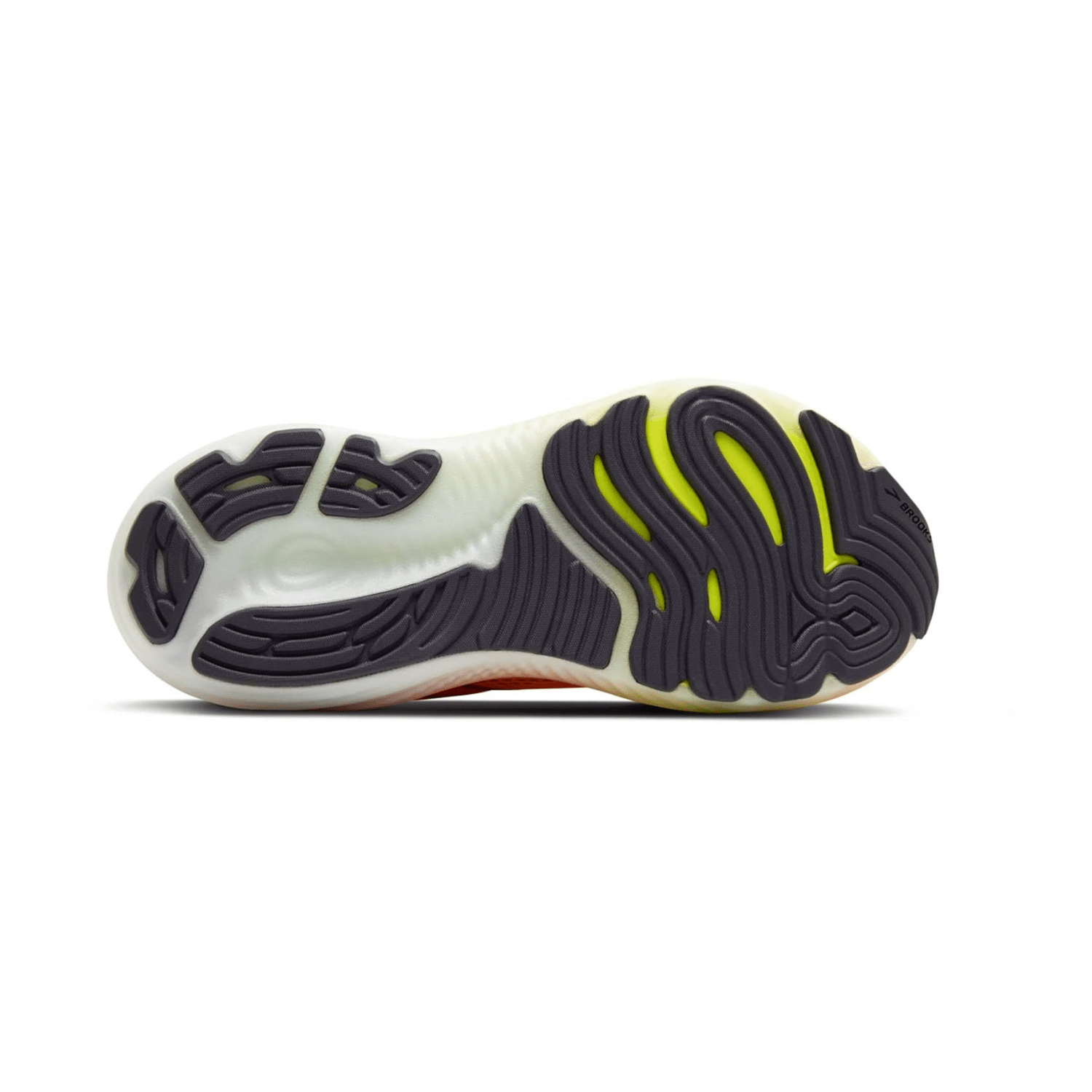Brooks Glycerin GTS 22 Men's Running Shoes, Lace-Up, Orange Nightlife/White, Synthetic