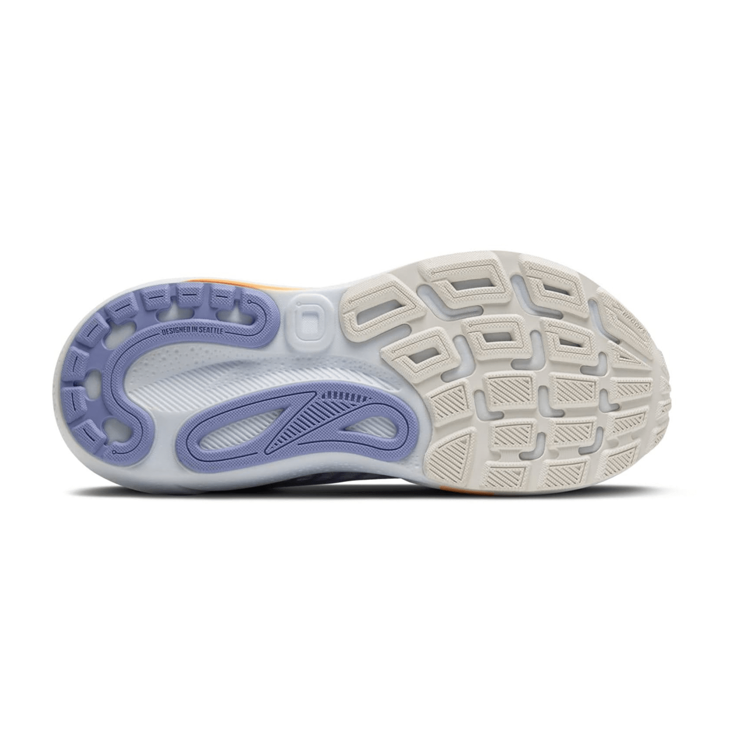 Brooks Adrenaline GTS 24 Women's Running Shoes, Sneaker, Lace-Up, Blue Heron/White/Orange, Synthetic & Textile Upper, Rubber Sole