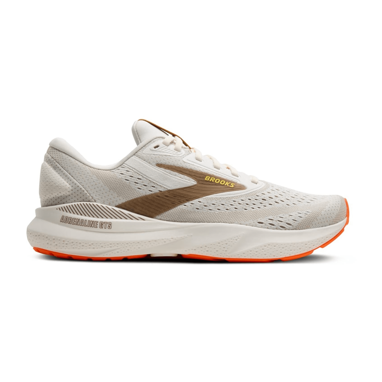 Brooks Adrenaline GTS 24 Men's Running Shoes - Synthetic Coconut / Portabella Orange