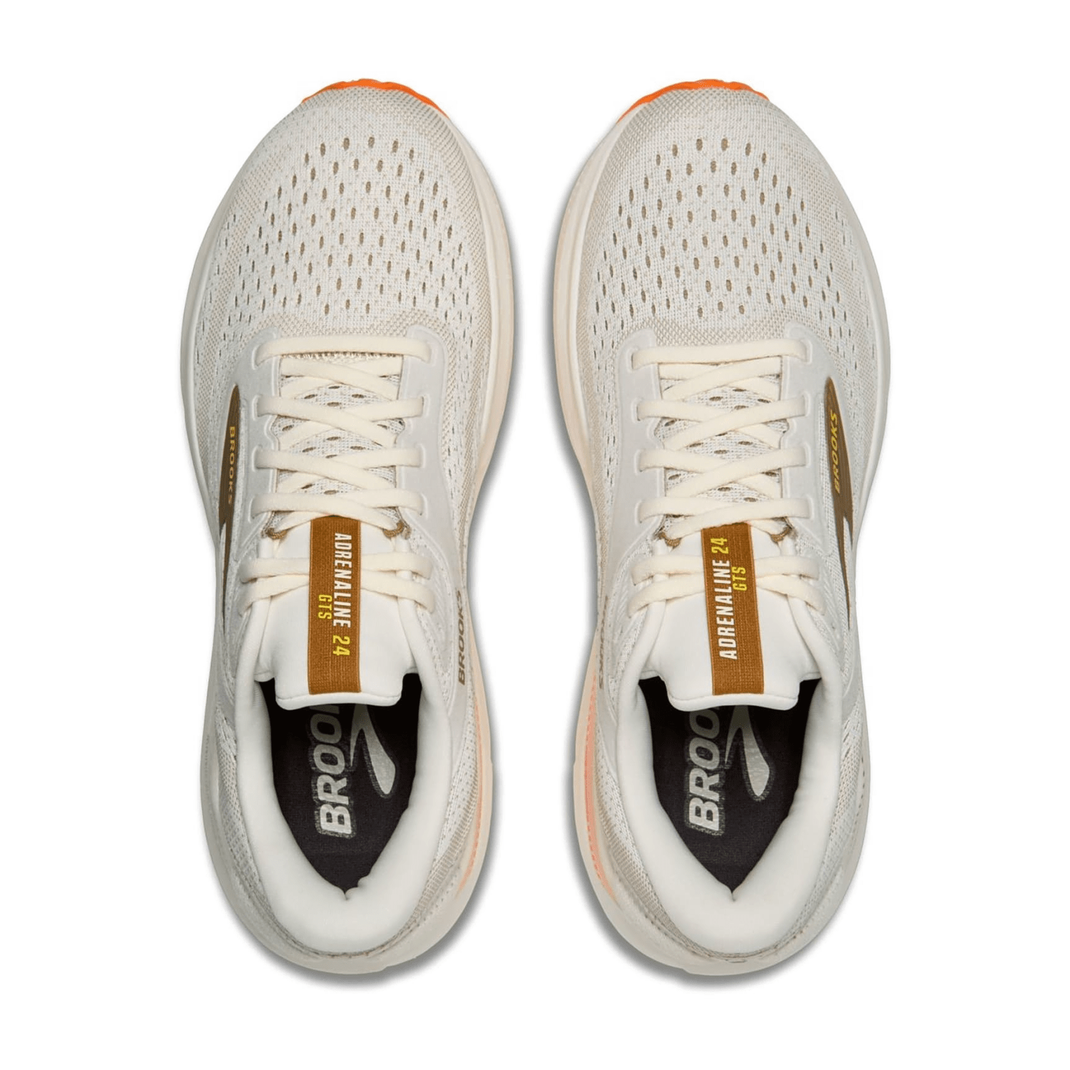 Brooks Adrenaline GTS 24 Men's Running Shoes - Synthetic Coconut / Portabella Orange