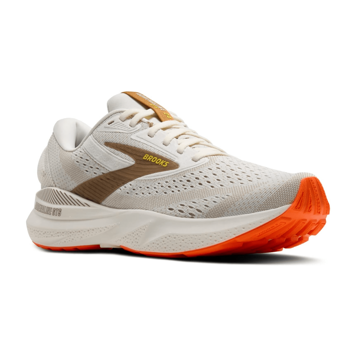 Brooks Adrenaline GTS 24 Men's Running Shoes - Synthetic Coconut / Portabella Orange