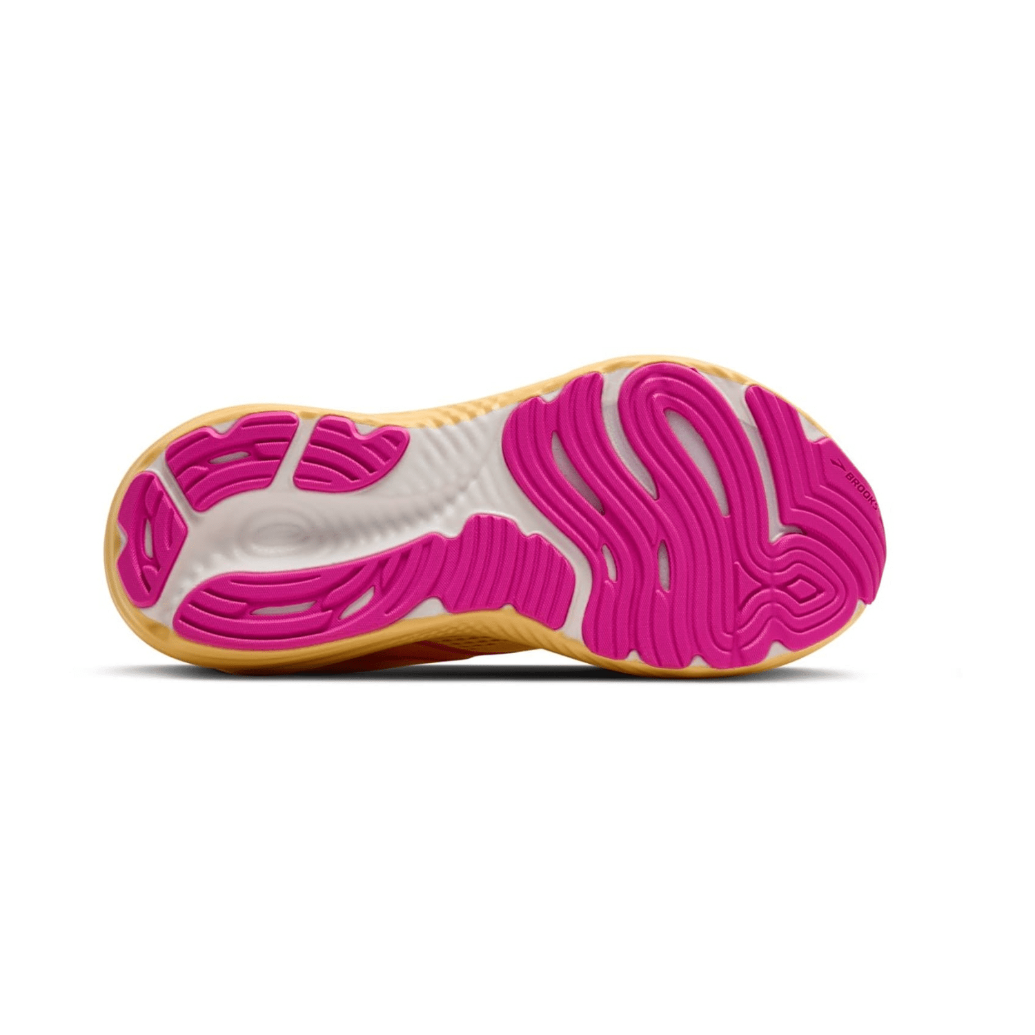 Brooks Glycerin 22 Women's Running Shoes in Sherbet Apricot Pink with Synthetic Textile Lining and Rubber Sole