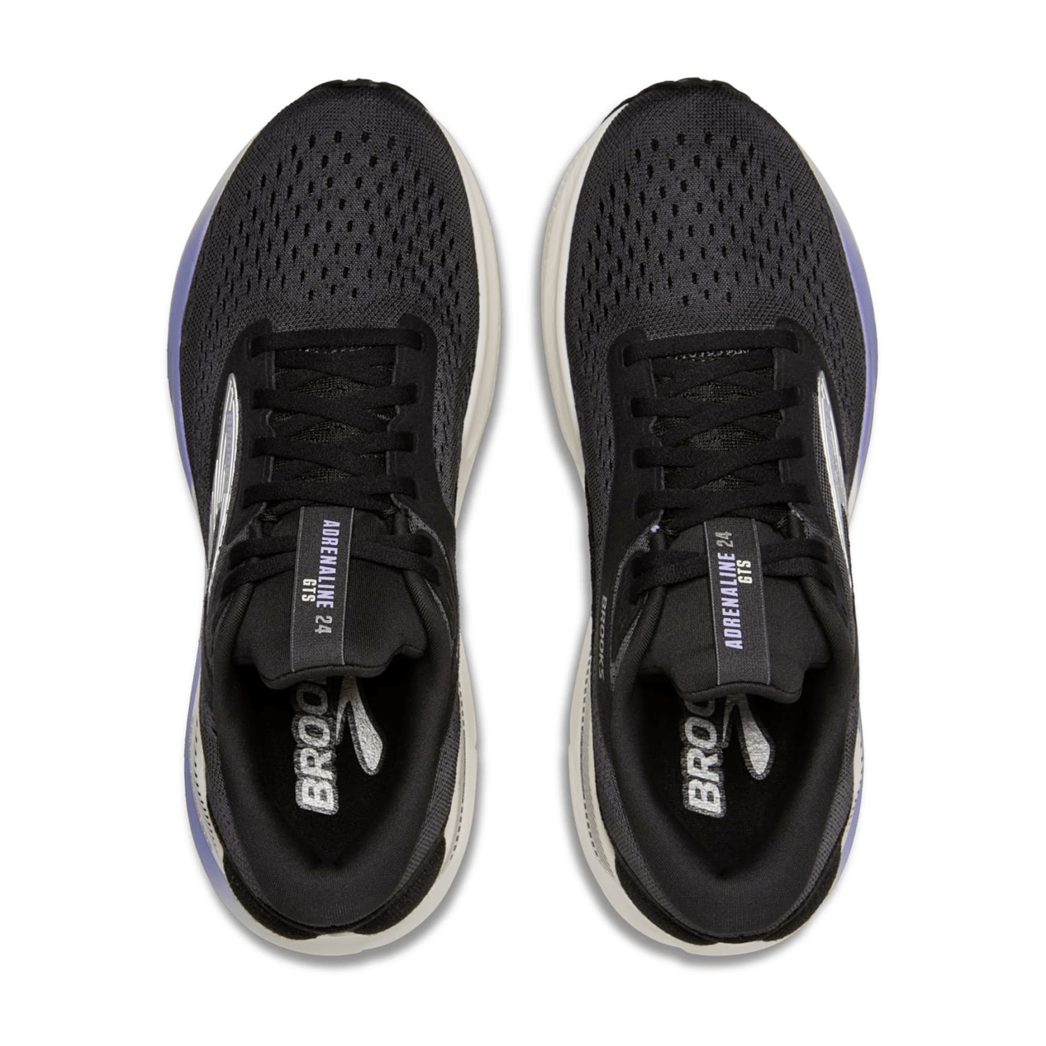 Brooks Adrenaline GTS 24 Women's Running Shoes in Ebony/Blue Heron/Silver
