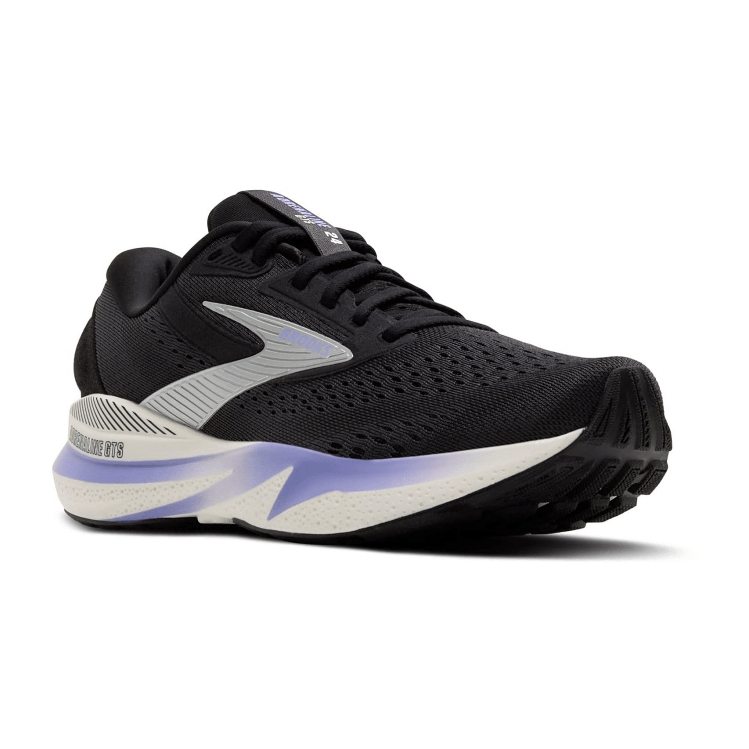 Brooks Adrenaline GTS 24 Women's Running Shoes in Ebony/Blue Heron/Silver