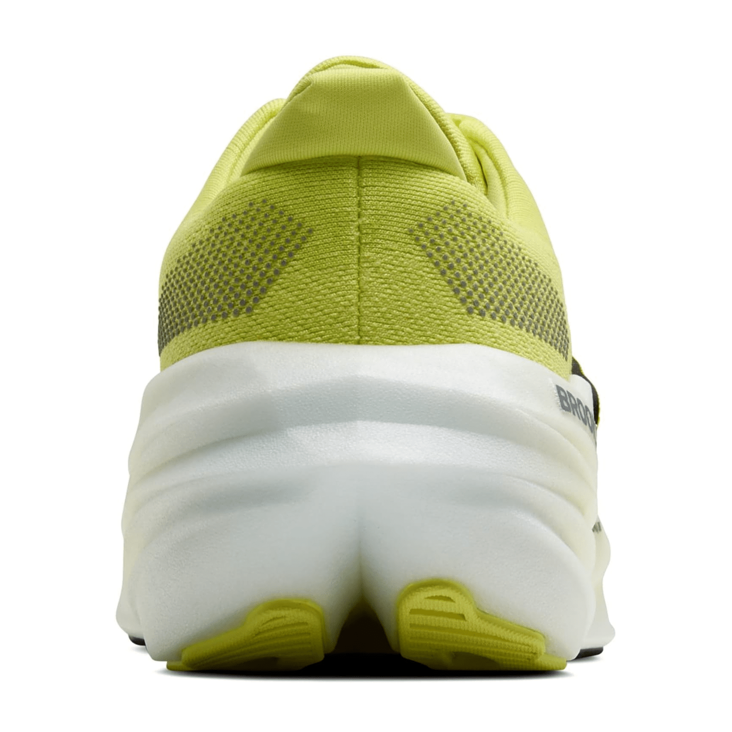 Brooks Glycerin Max Women's Sneakers Lace-Up Shoes Sunny Lime Black White Knit Fabric Round Toe