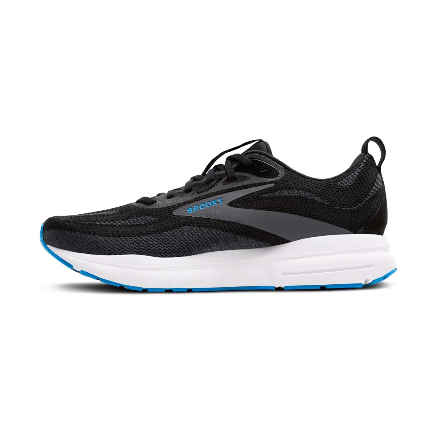 Brooks Trace 4 Men's Canvas Sneakers with Lace-Up Closure and Rubber Sole in Black Ebony