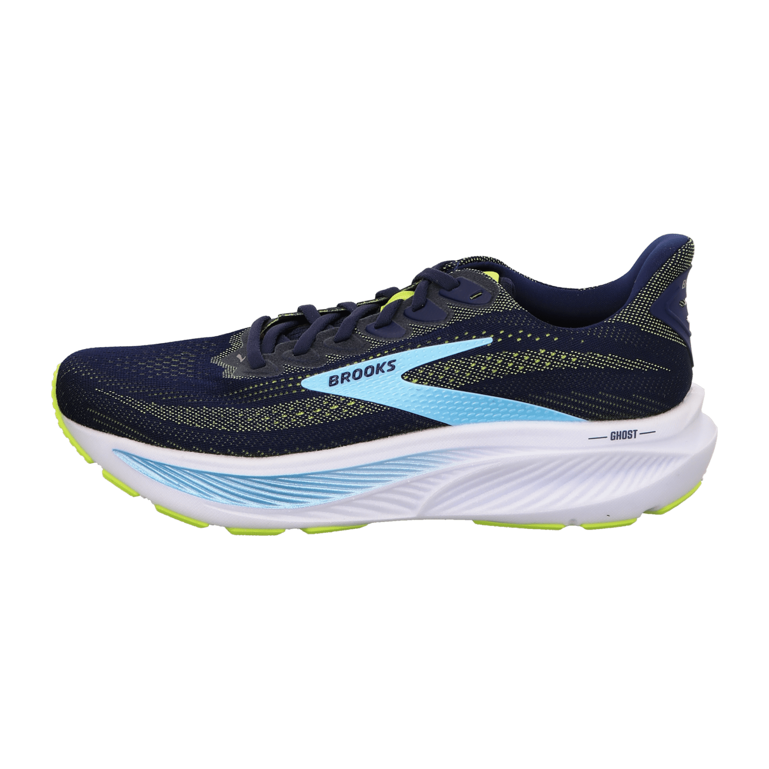 Brooks Ghost 17 Men Running Shoes Blue