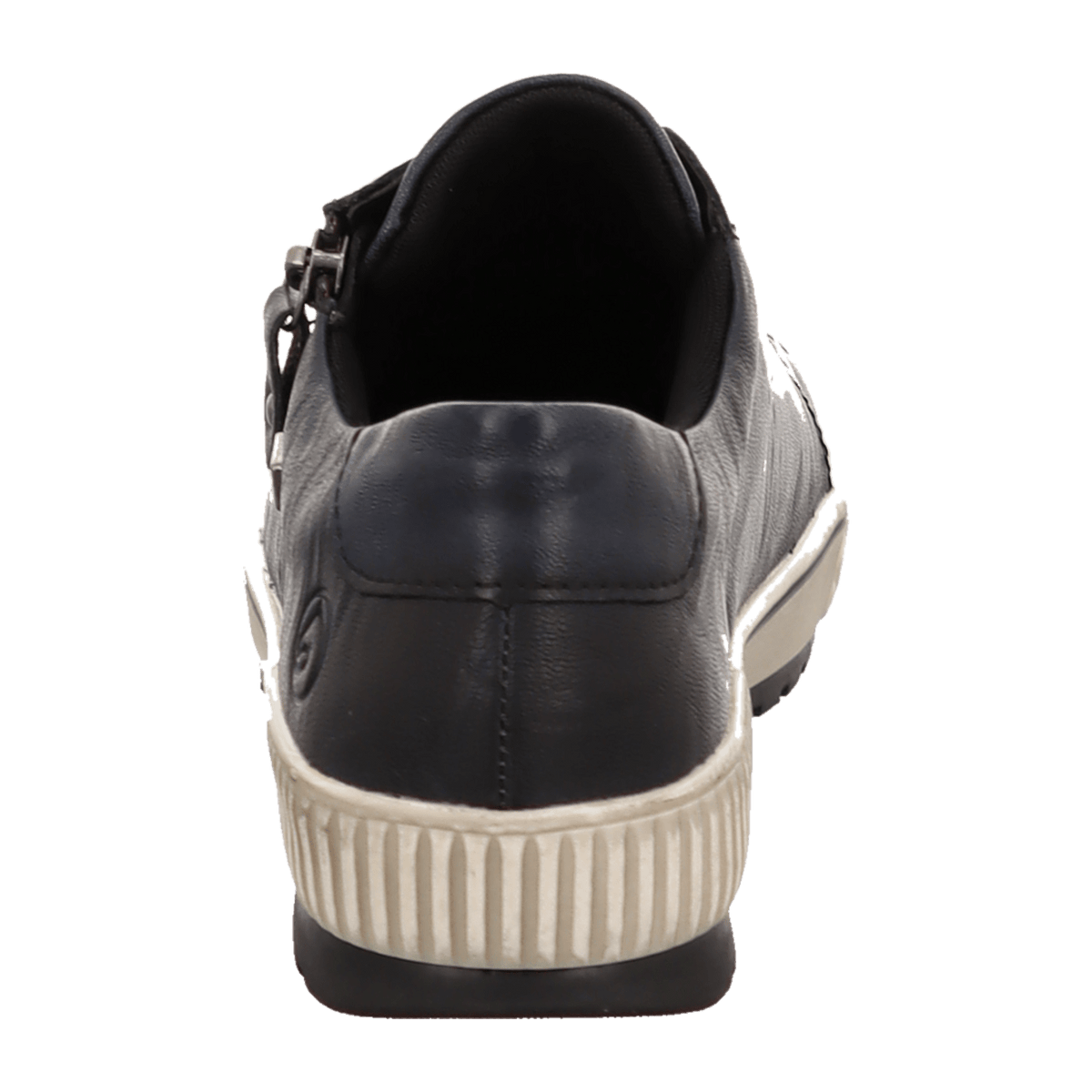 Remonte Women's Low-Top Sneakers Blue Comfort Shoes with Removable Insole