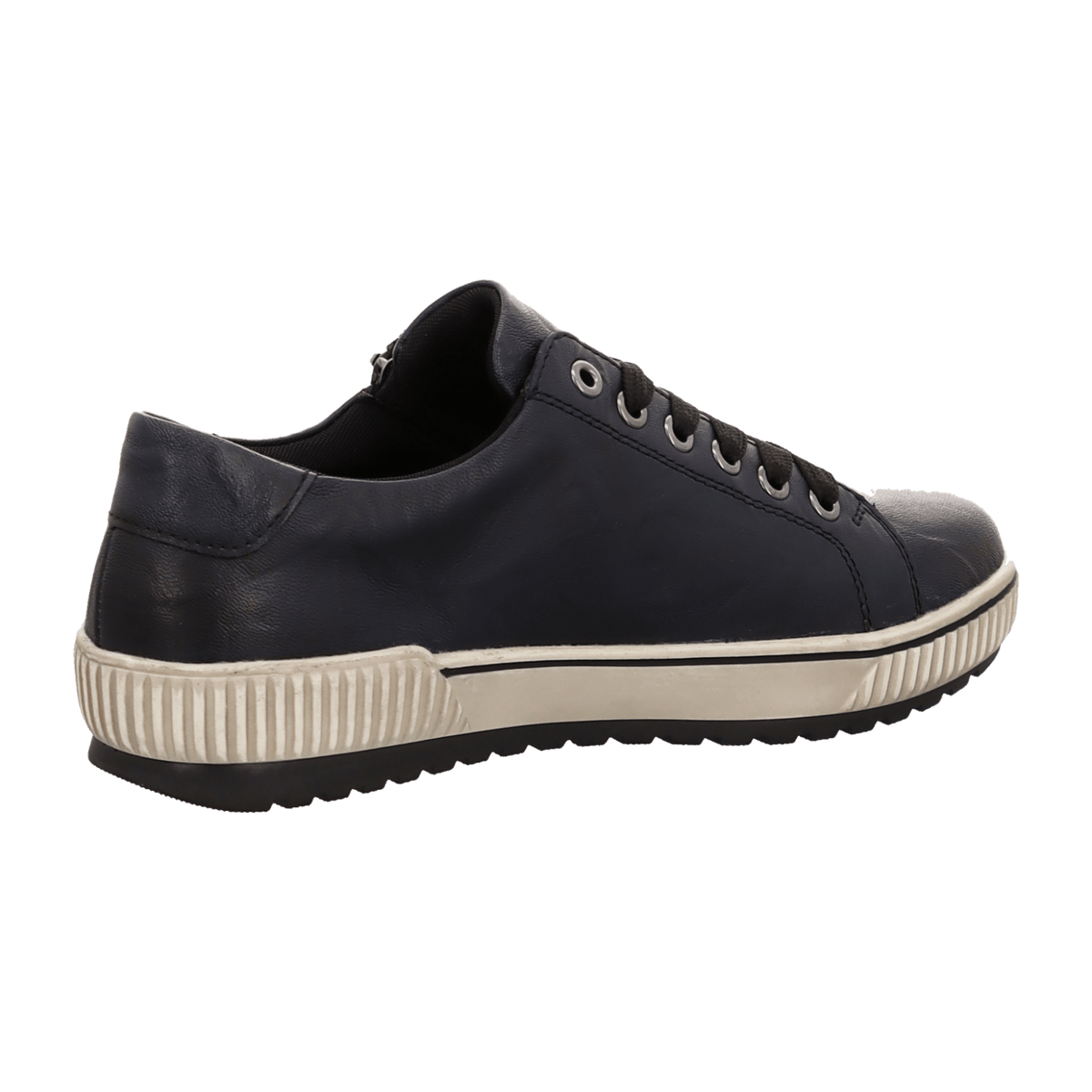 Remonte Women's Low-Top Sneakers Blue Comfort Shoes with Removable Insole