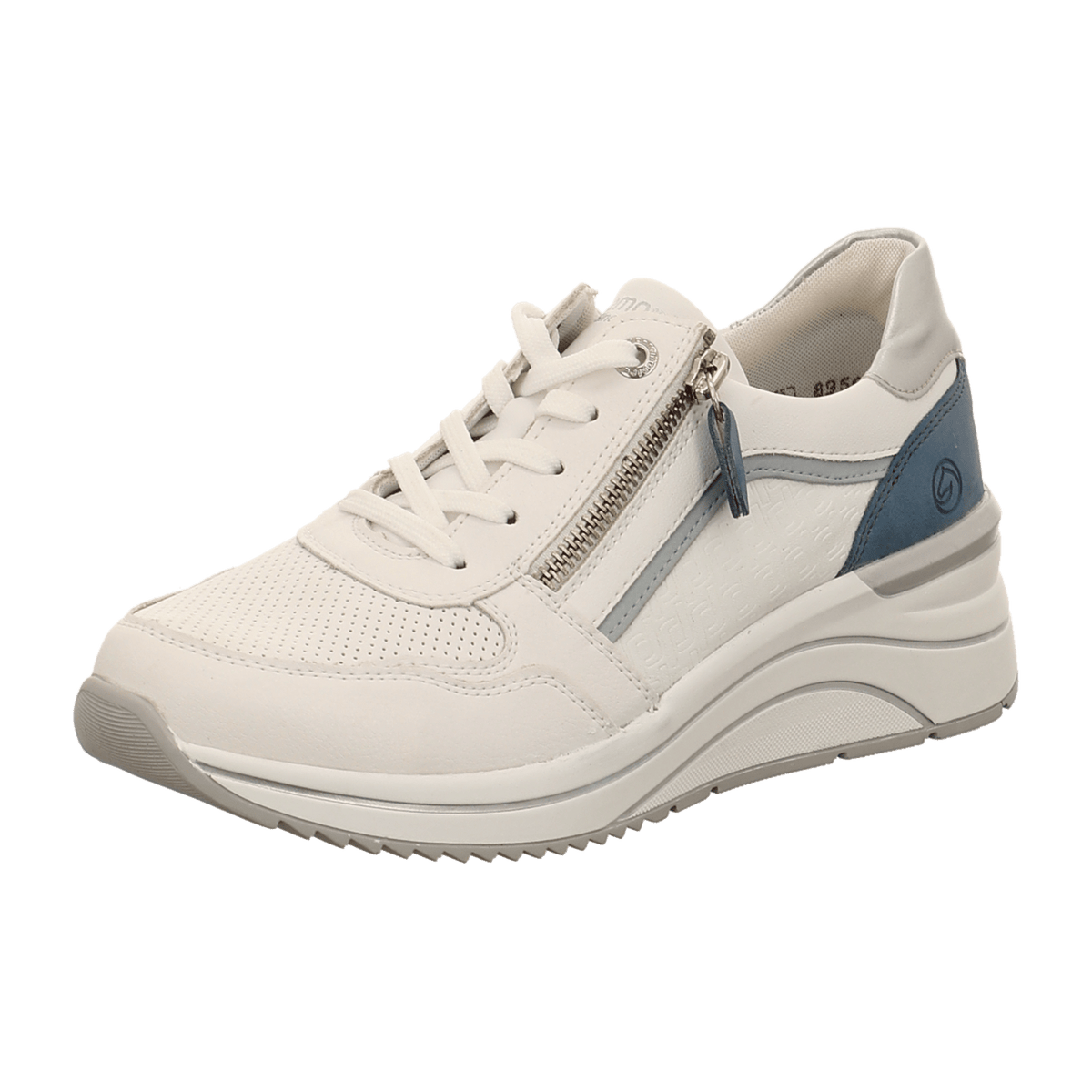 Remonte Women's White Wedge Sneakers
