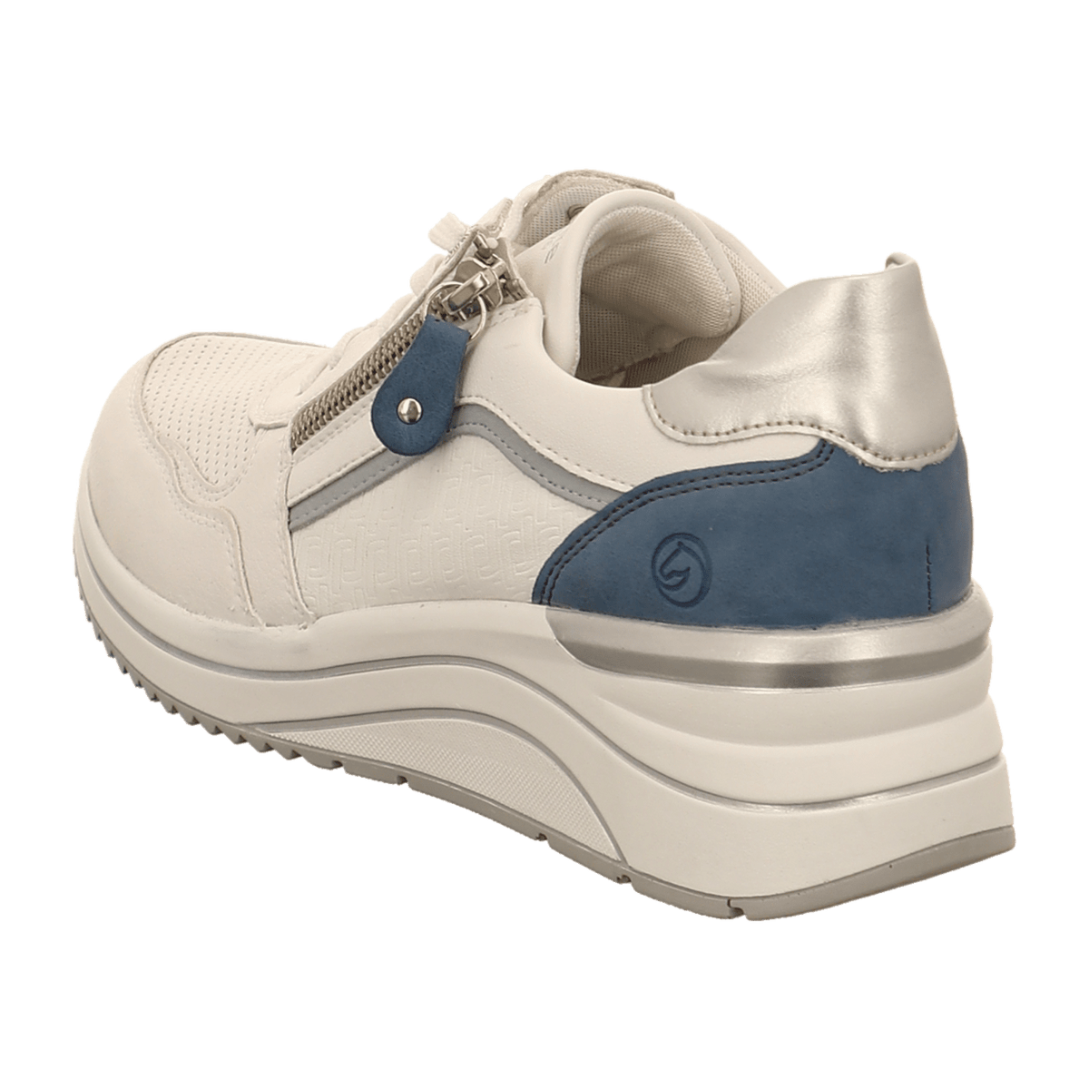 Remonte Women's White Wedge Sneakers