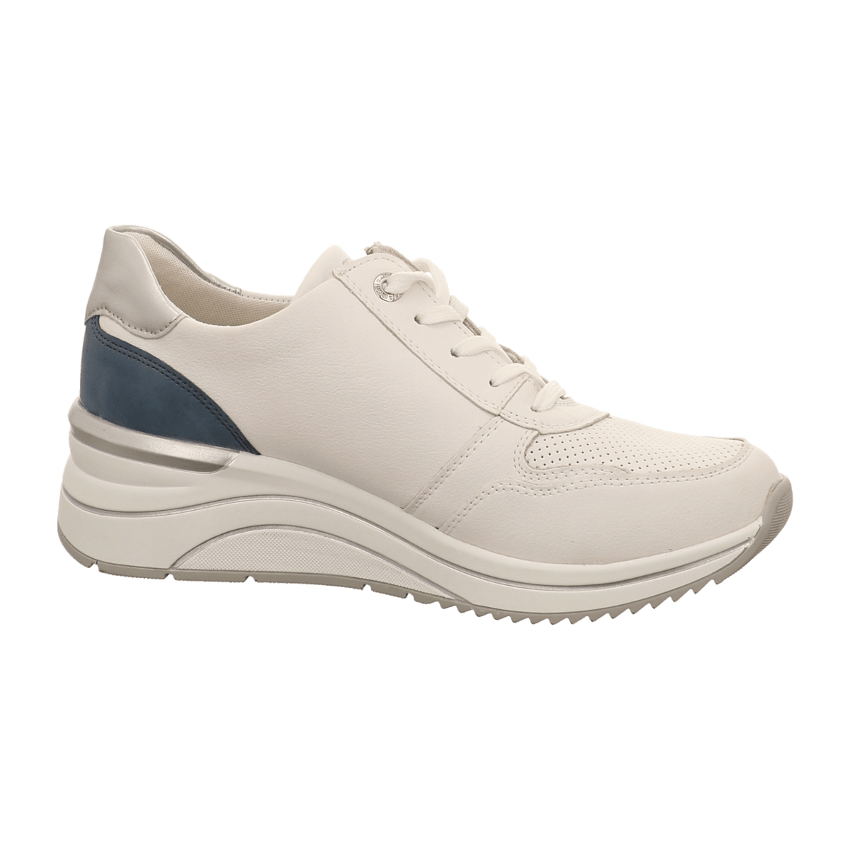 Remonte Women's White Wedge Sneakers