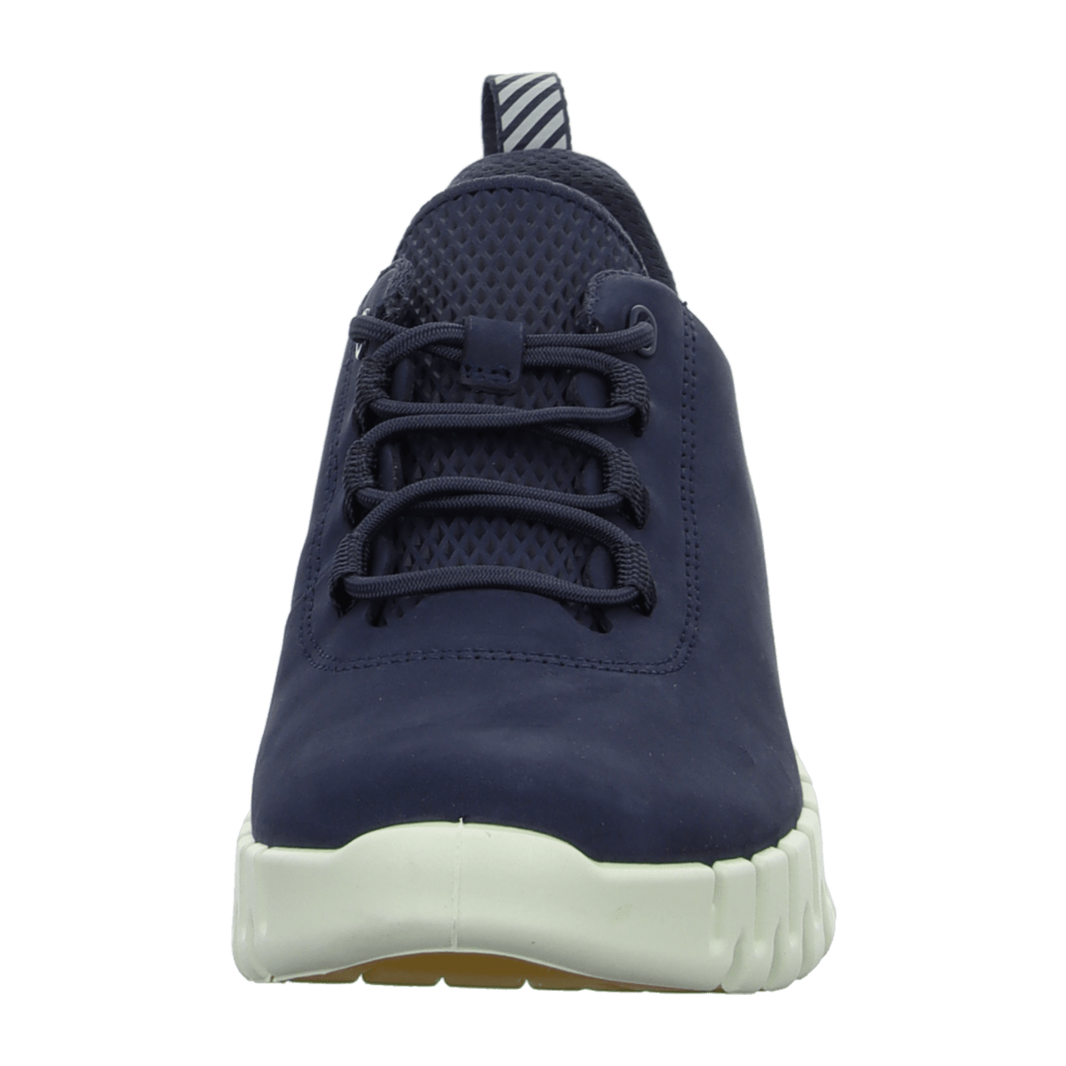 ECCO Gruuv Women's Leather Sneakers Marine Nubuck Powder