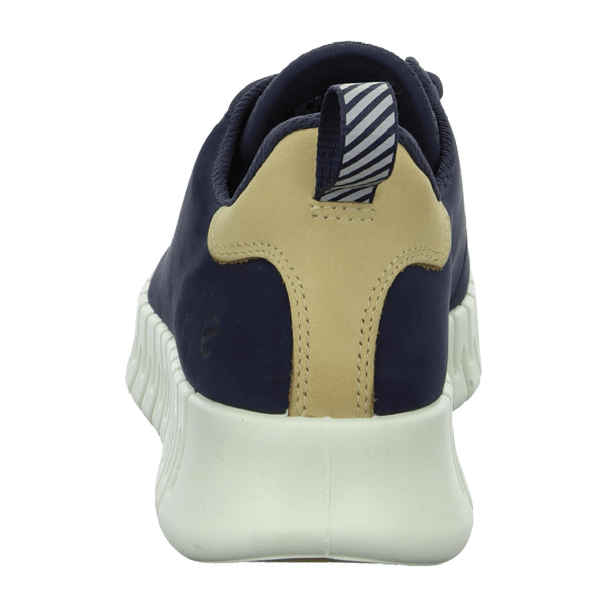 ECCO Gruuv Women's Leather Sneakers Marine Nubuck Powder