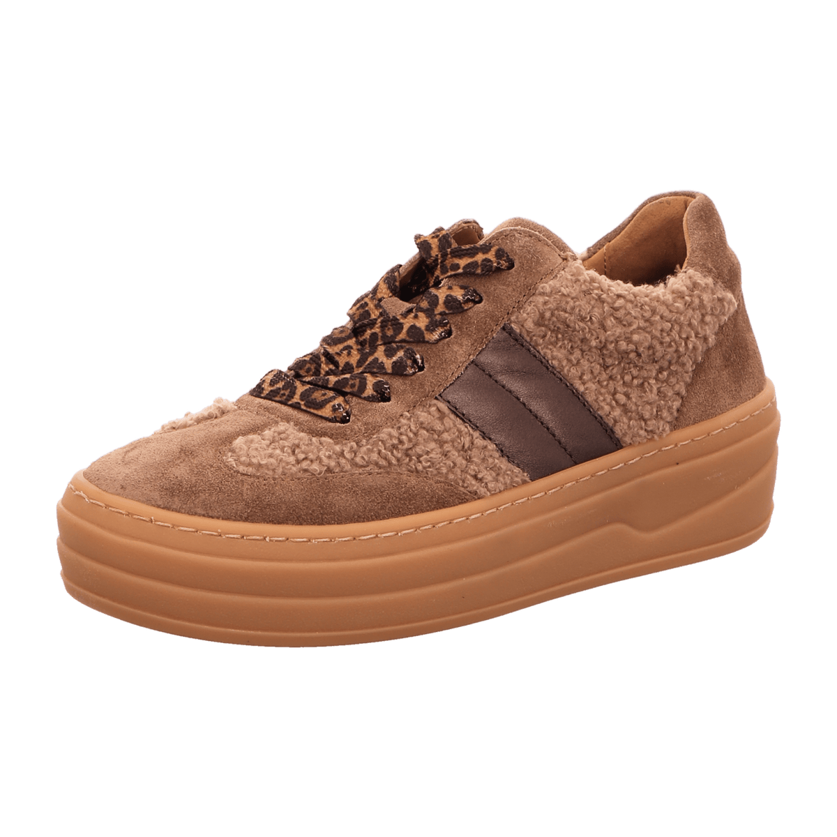 Gabor Women's Low-Top Sneakers Brown Patent