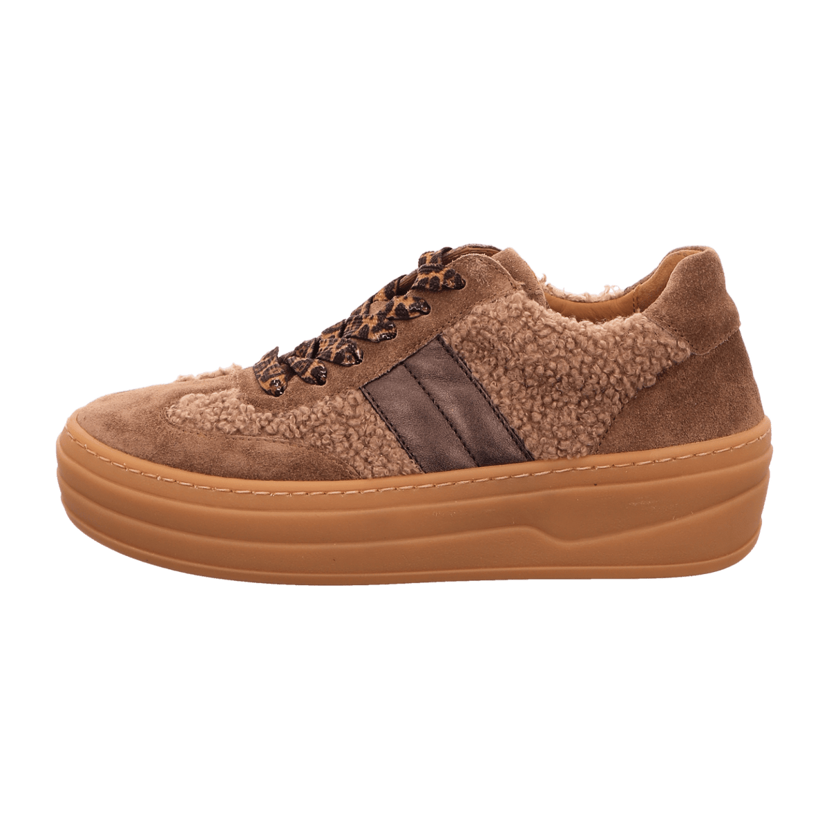 Gabor Women's Low-Top Sneakers Brown Patent