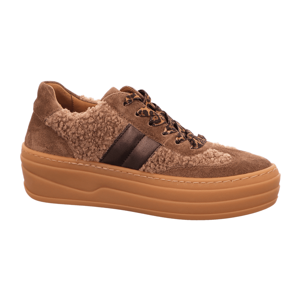 Gabor Women's Low-Top Sneakers Brown Patent