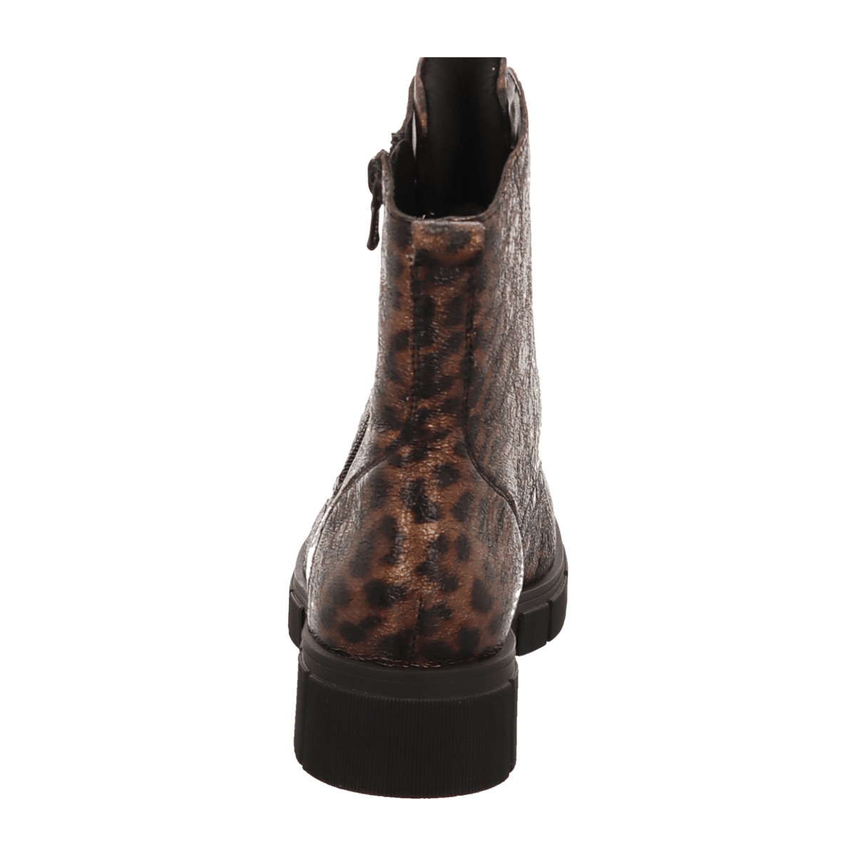 Remonte Women's Metallic Lace-Up Boots - Faux Ankle Boots
