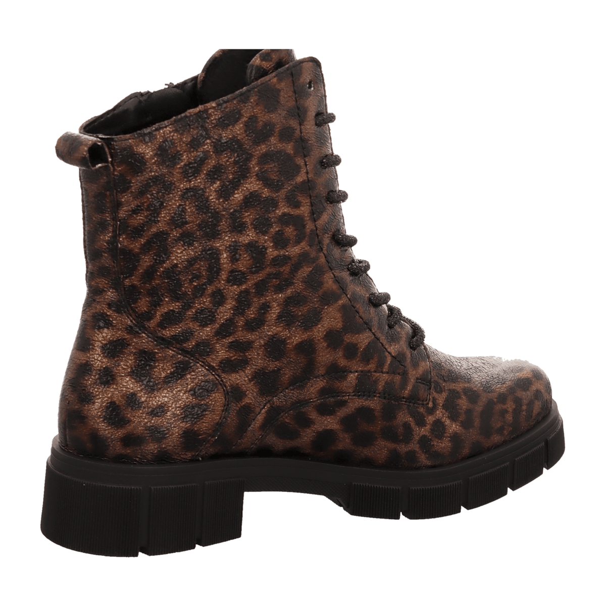 Remonte Women's Metallic Lace-Up Boots - Faux Ankle Boots