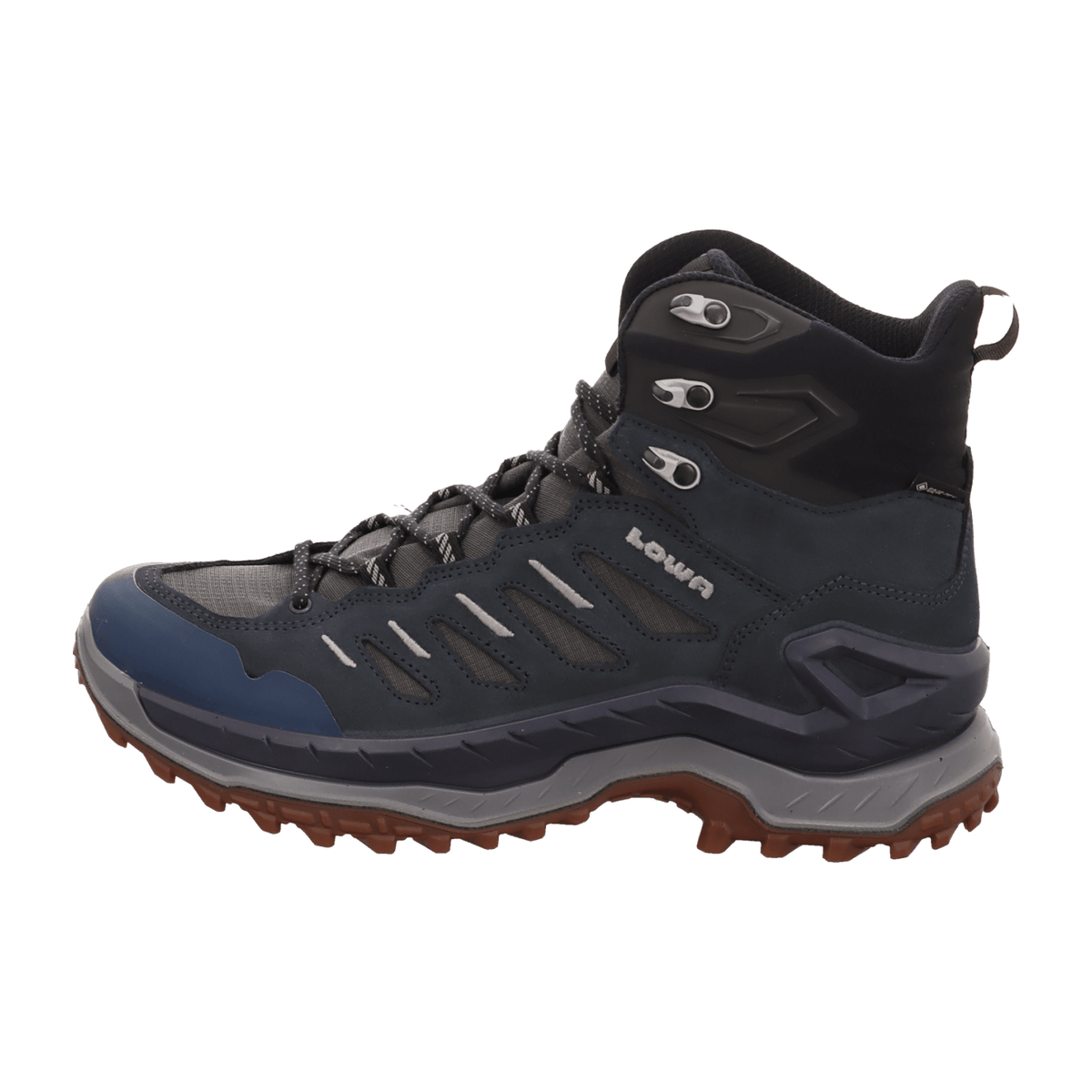 LOWA Innovo GTX Mid Men's Waterproof Hiking Boots Navy Grey