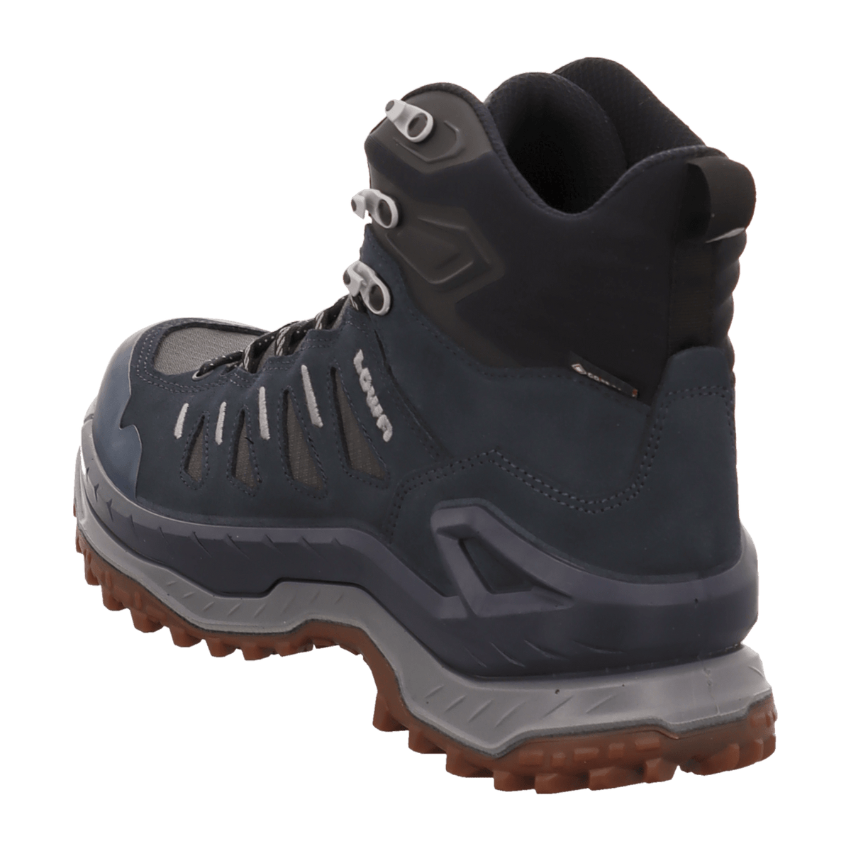 LOWA Innovo GTX Mid Men's Waterproof Hiking Boots Navy Grey