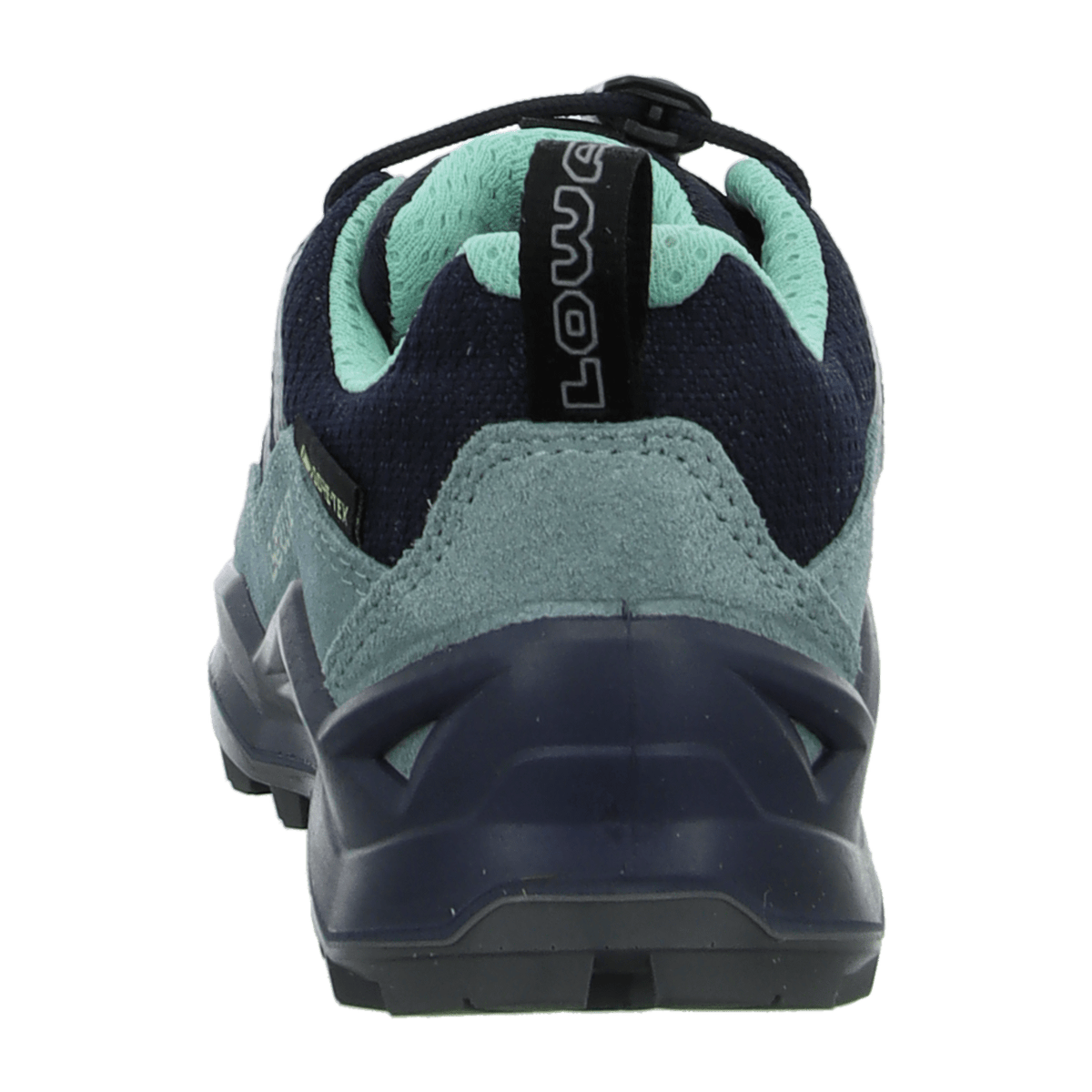 LOWA Maddox Pro GTX Lo JR Kids Hiking Shoes Navy Ice Blue Waterproof