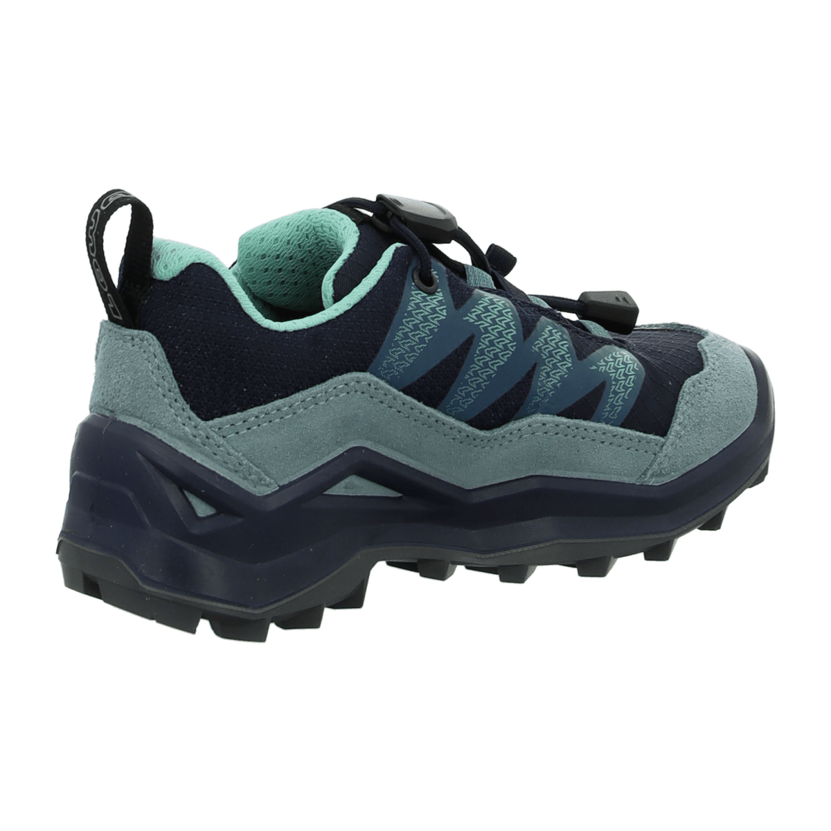 LOWA Maddox Pro GTX Lo JR Kids Hiking Shoes Navy Ice Blue Waterproof
