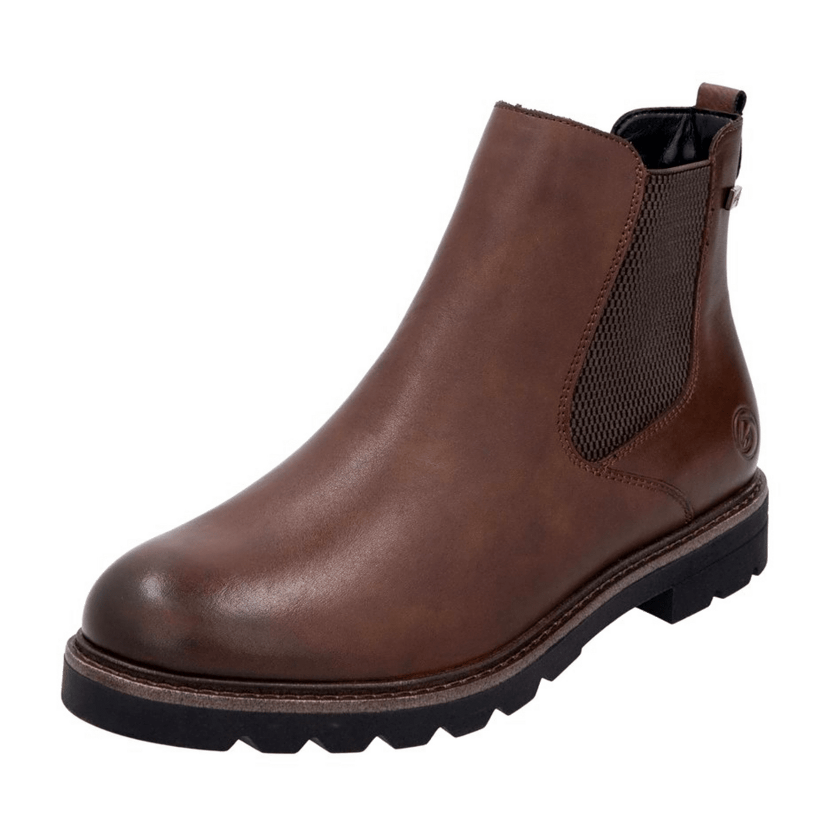 Remonte Women's Chelsea Boots Brown Leather Water-Repellent Ankle Boots