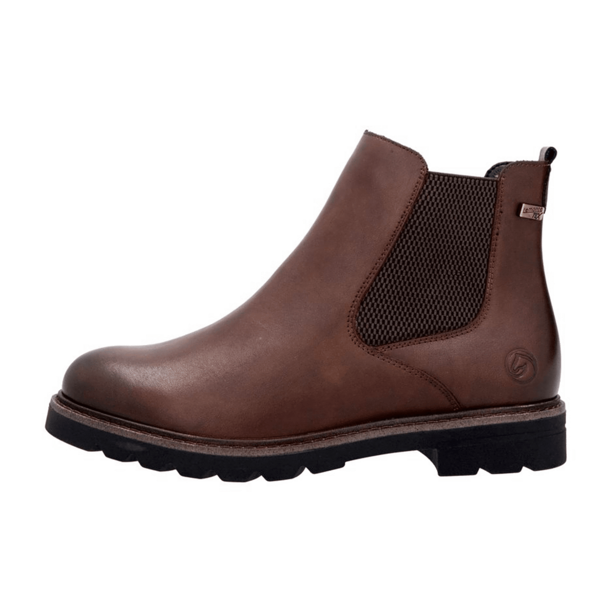 Remonte Women's Chelsea Boots Brown Leather Water-Repellent Ankle Boots