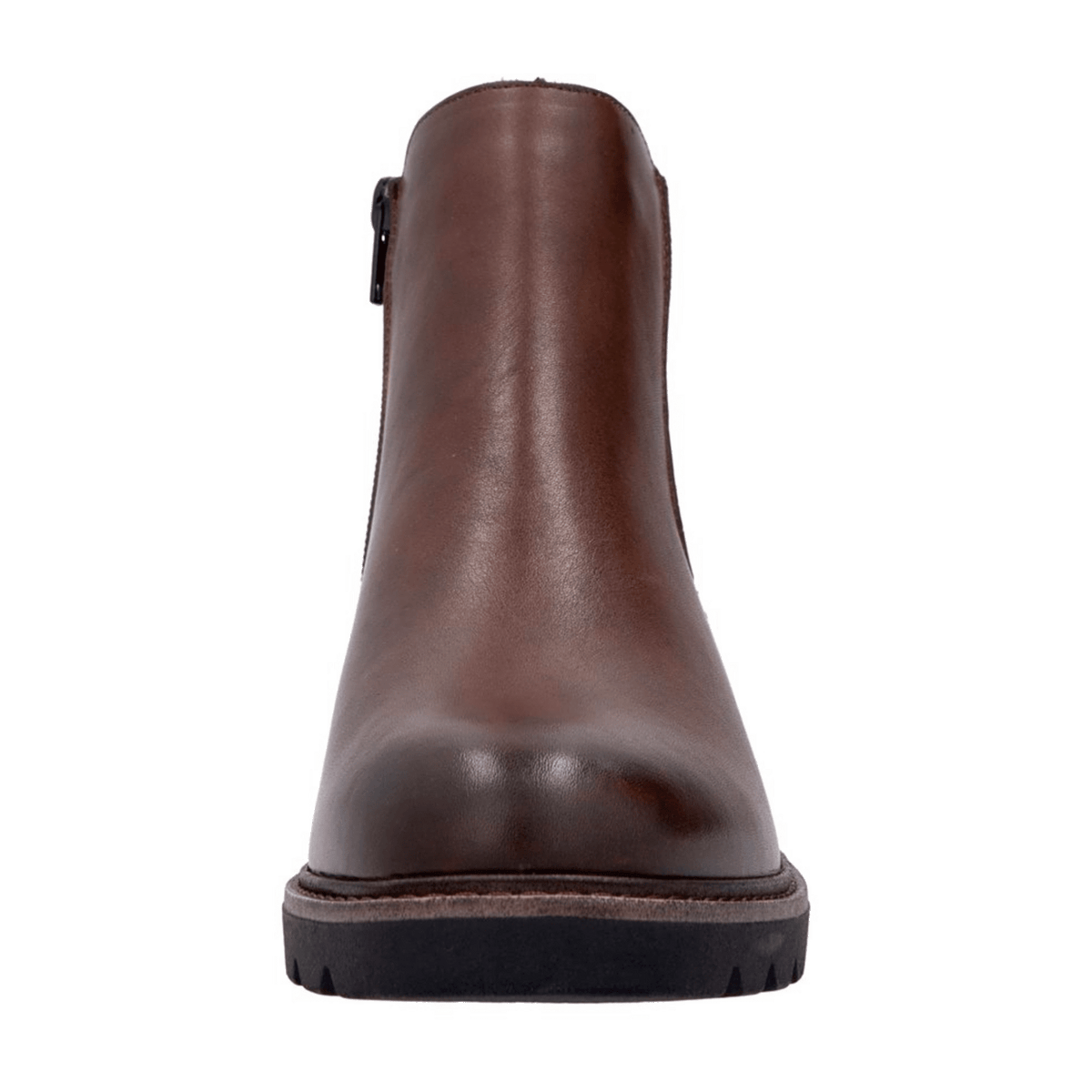 Remonte Women's Chelsea Boots Brown Leather Water-Repellent Ankle Boots