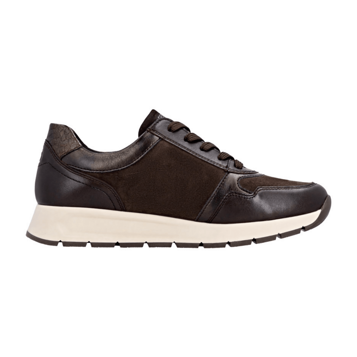 Remonte Women's Lace-Up Sneakers - Marron Combi