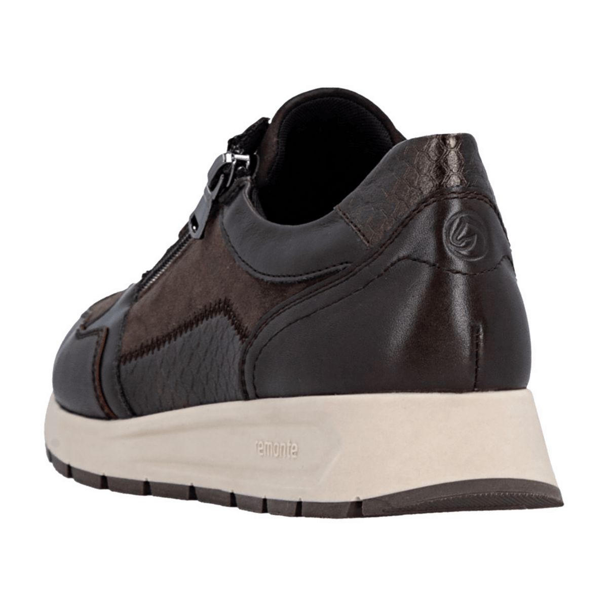 Remonte Women's Lace-Up Sneakers - Marron Combi