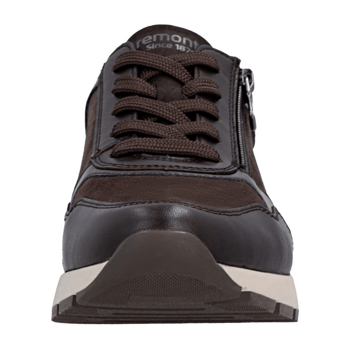 Remonte Women's Lace-Up Sneakers - Marron Combi