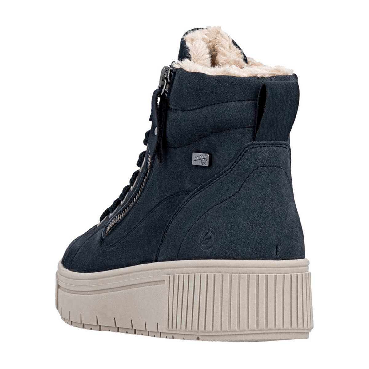 Remonte Women's Classic Ankle Boots Blue Leather RemonteTEX