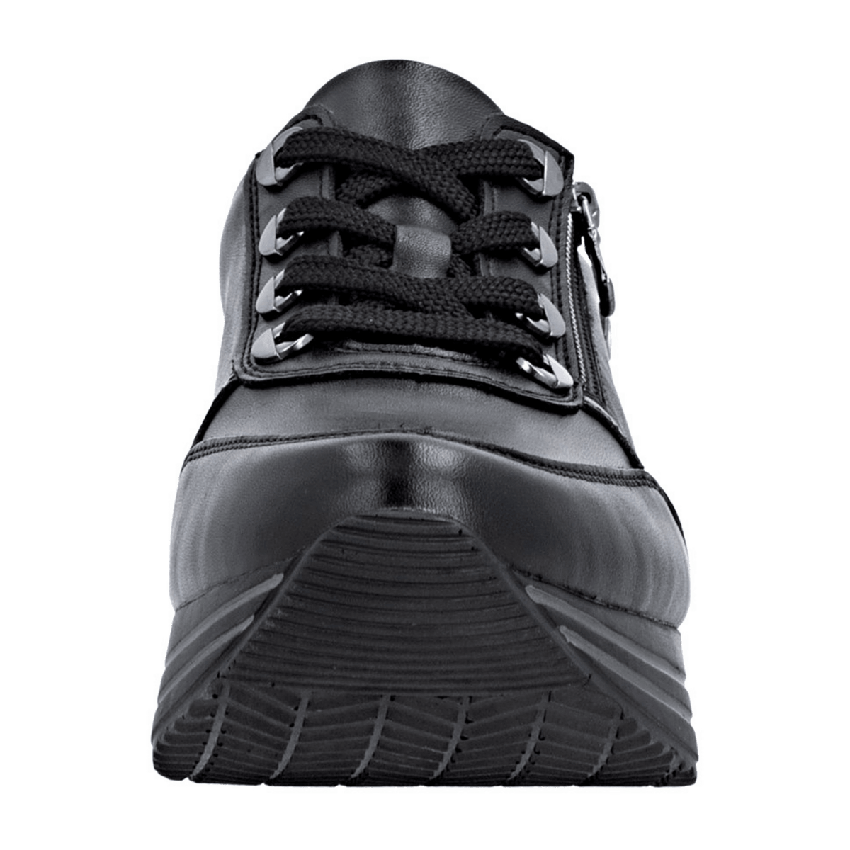 Remonte Women's D1302 Low-Top Sneakers Black - Comfort Shoes with Removable Insole