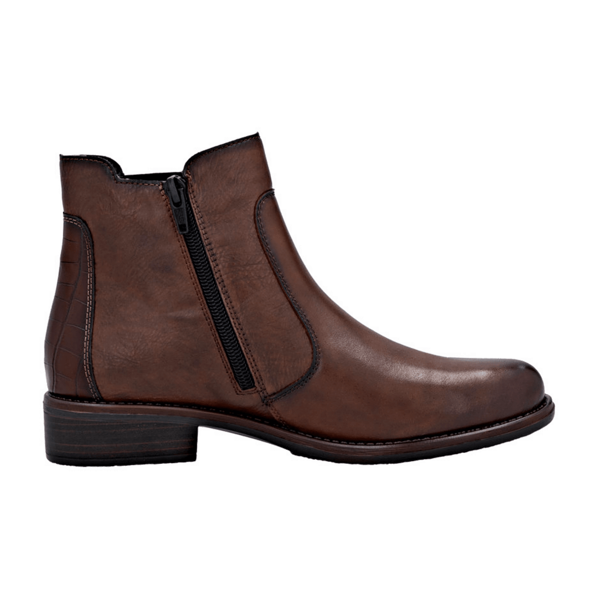 Remonte Women's Brown Boots - Faux Comfort Boots with Soft Footbed